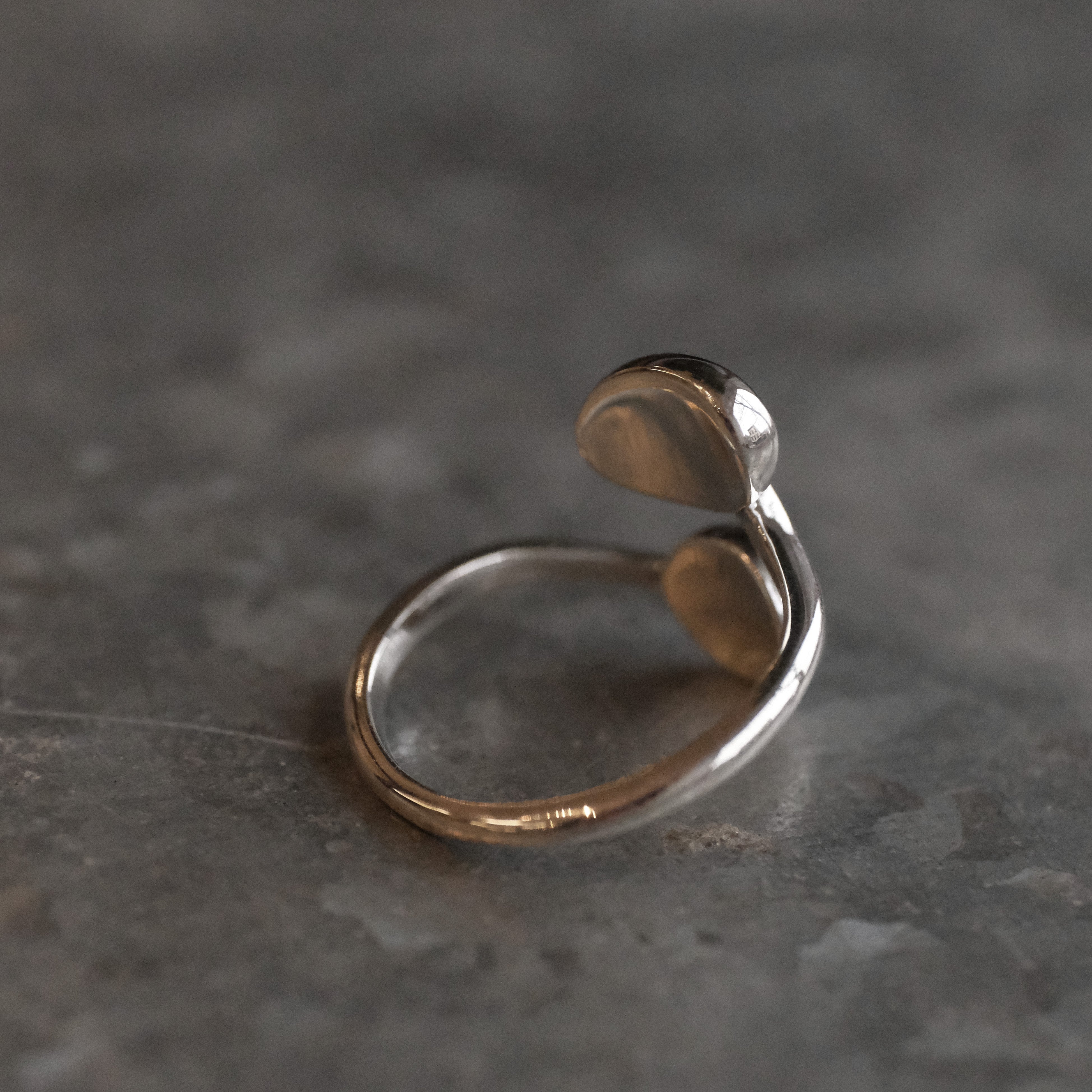 Sterling Mushroom Ring - Adjustable