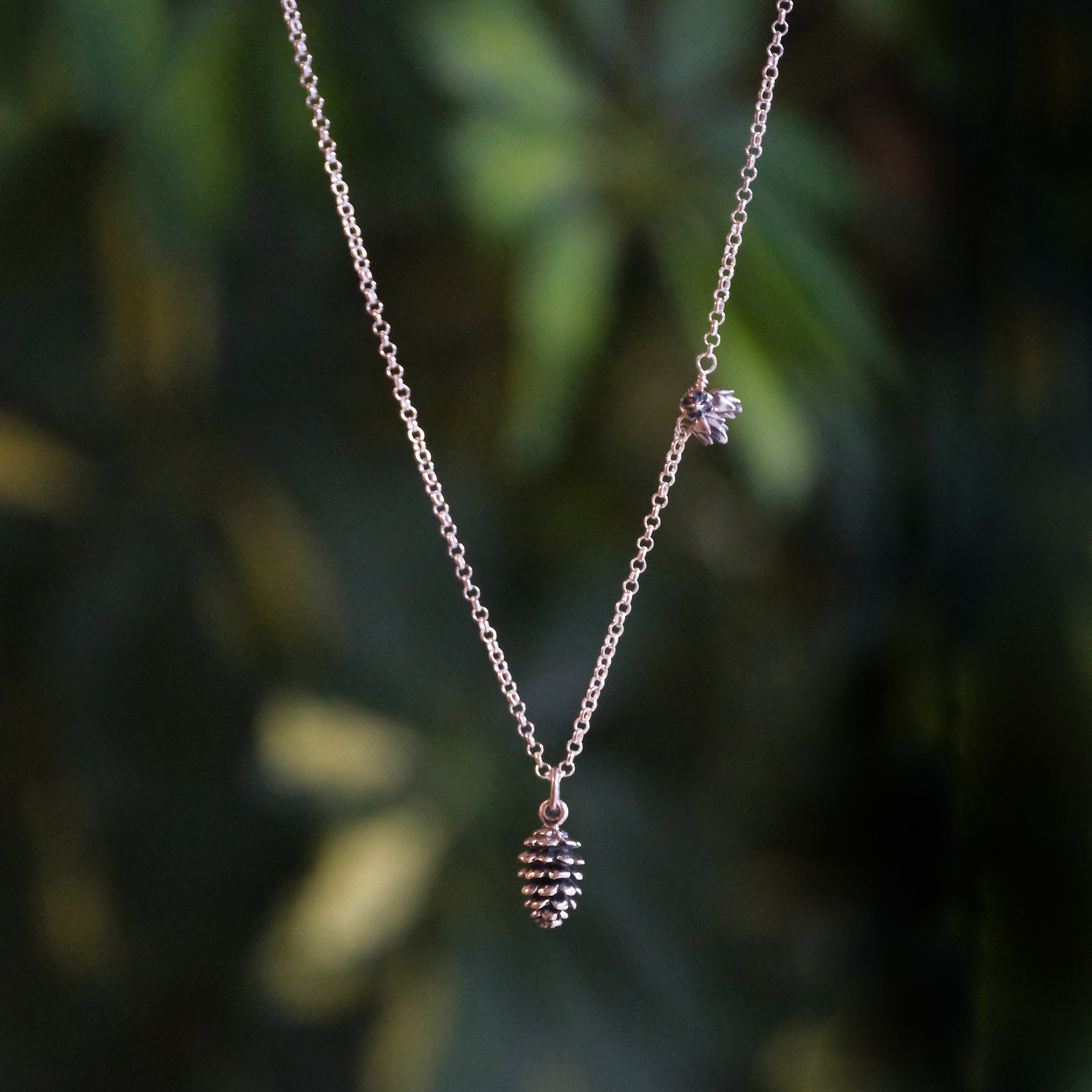 Sterling White Pine Necklace