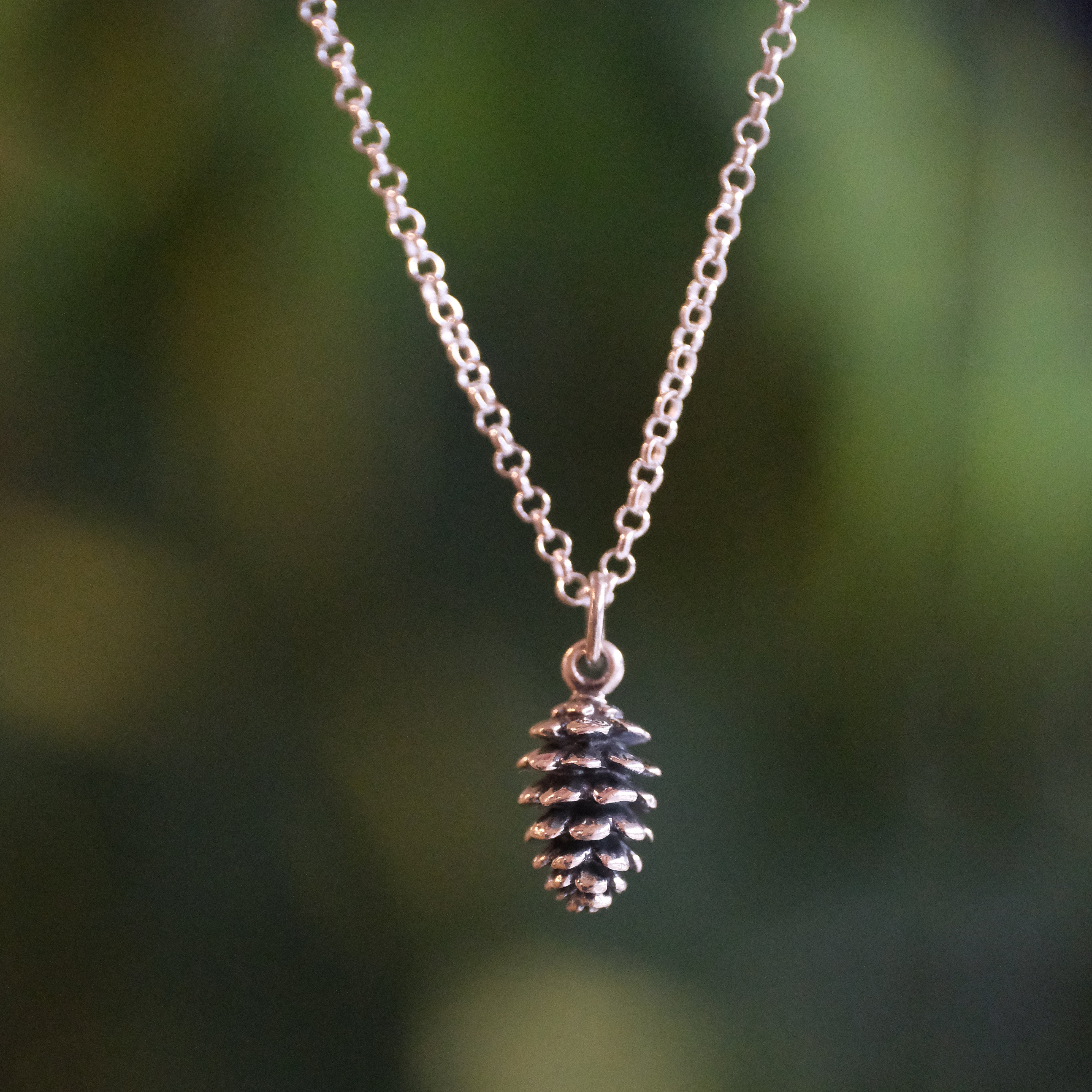 Sterling White Pine Necklace