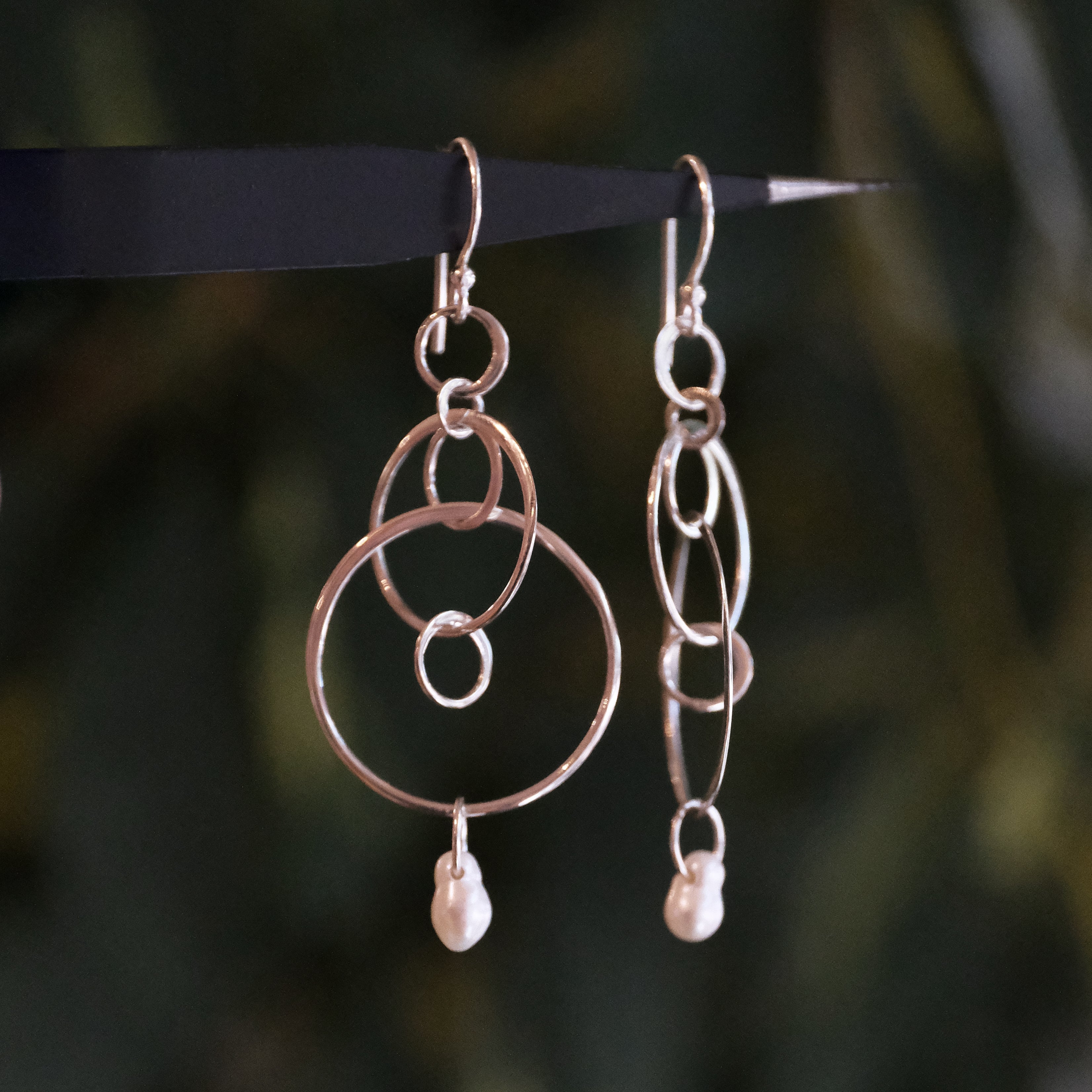 Freshwater Pearl + Sterling Bubbly Earrings - One of a Kind