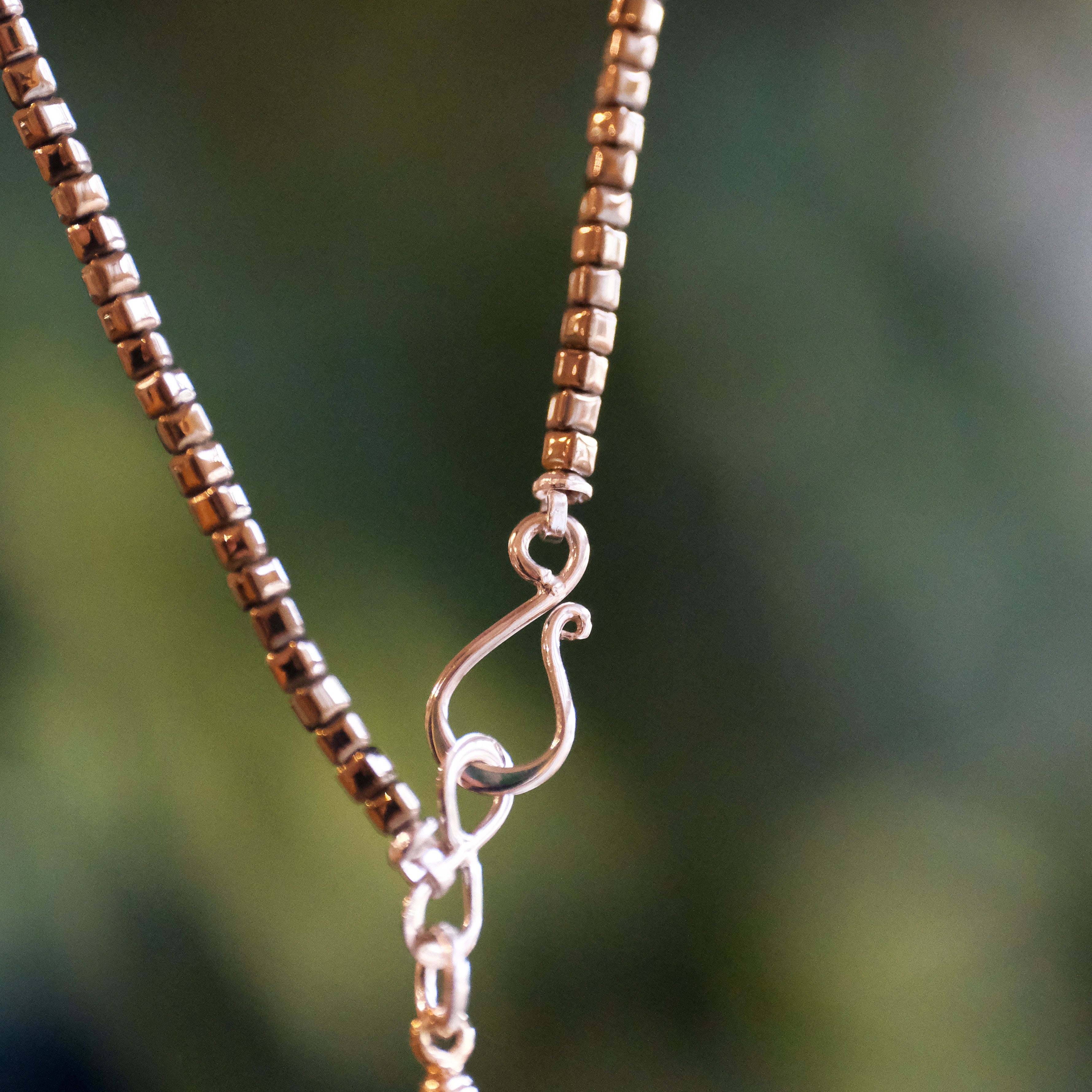 Pyrite + Sterling Isabeau Necklace