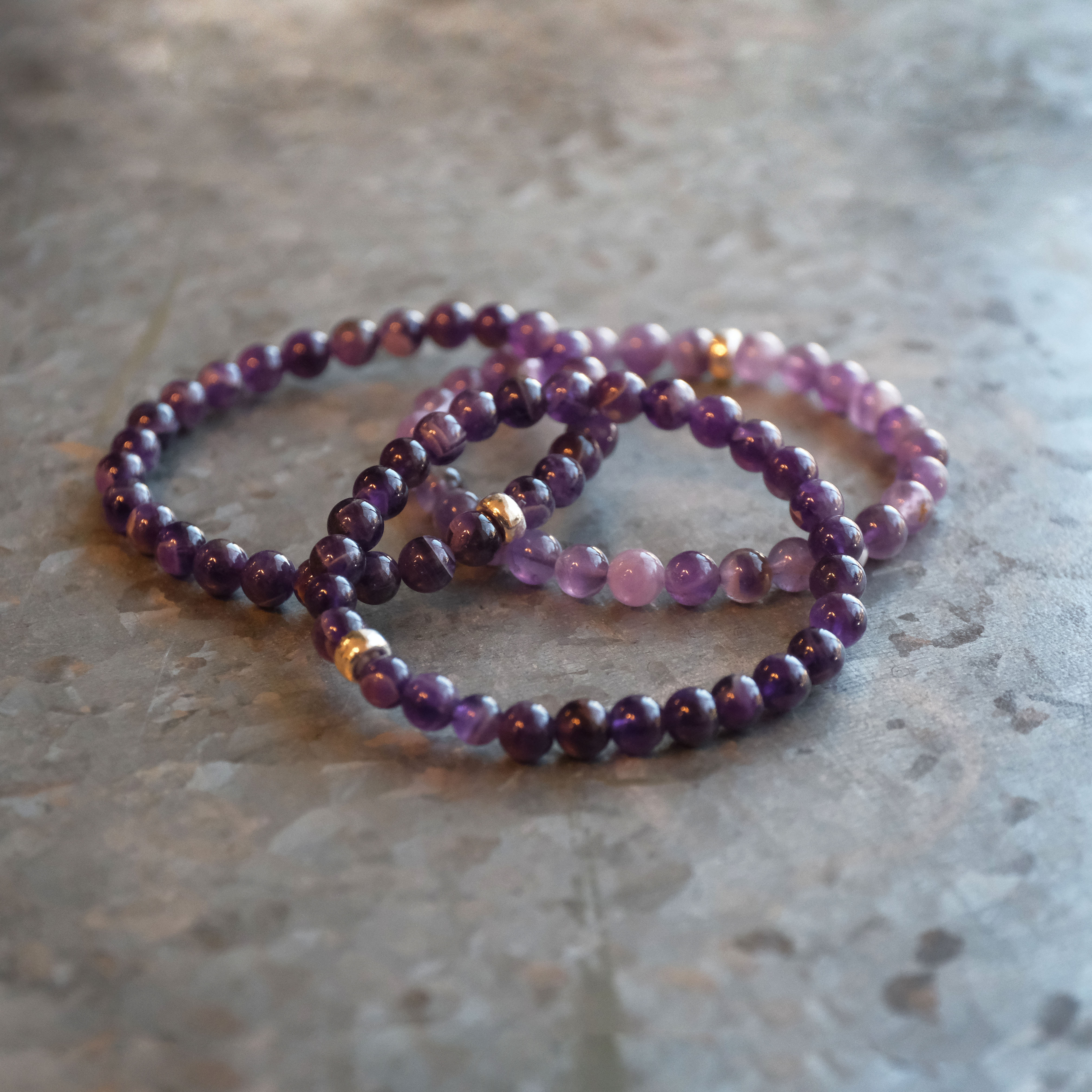 Amethyst Gemstone Bracelet
