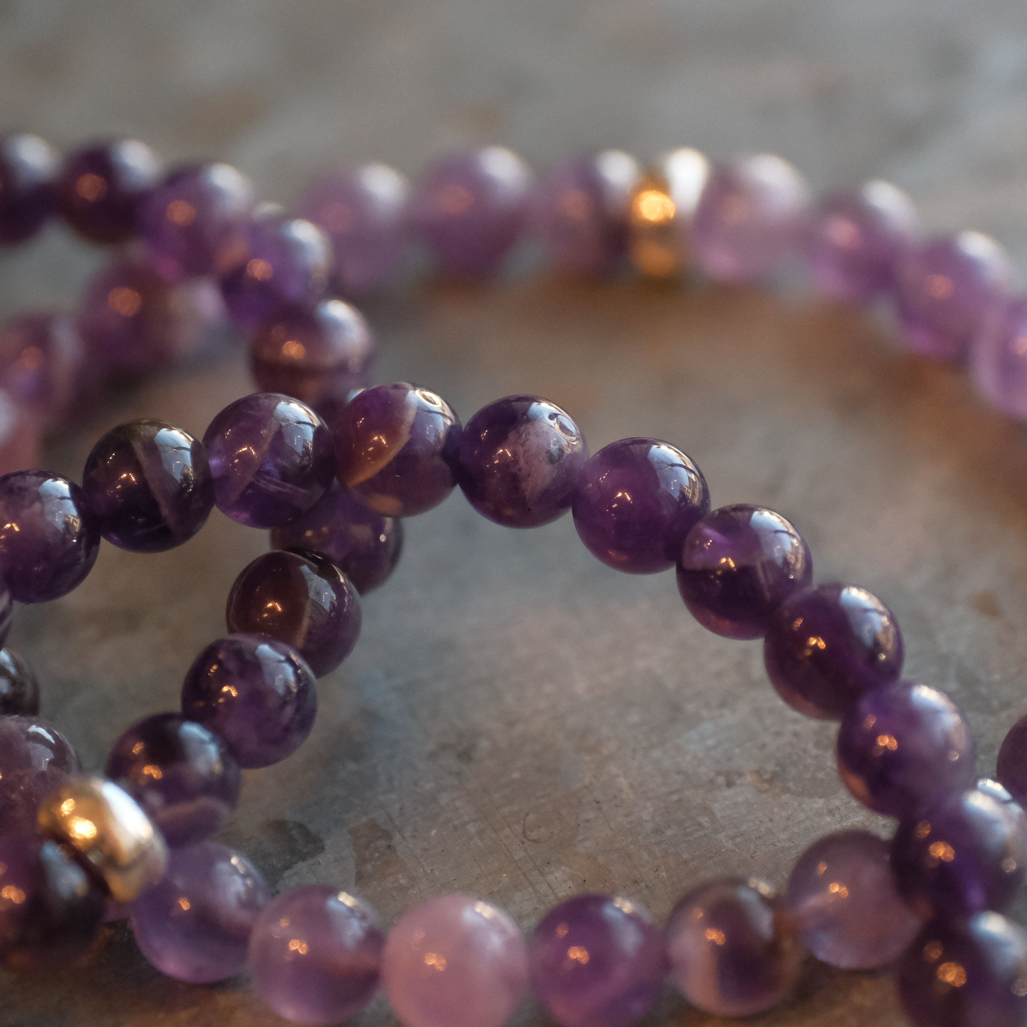 Amethyst Gemstone Bracelet