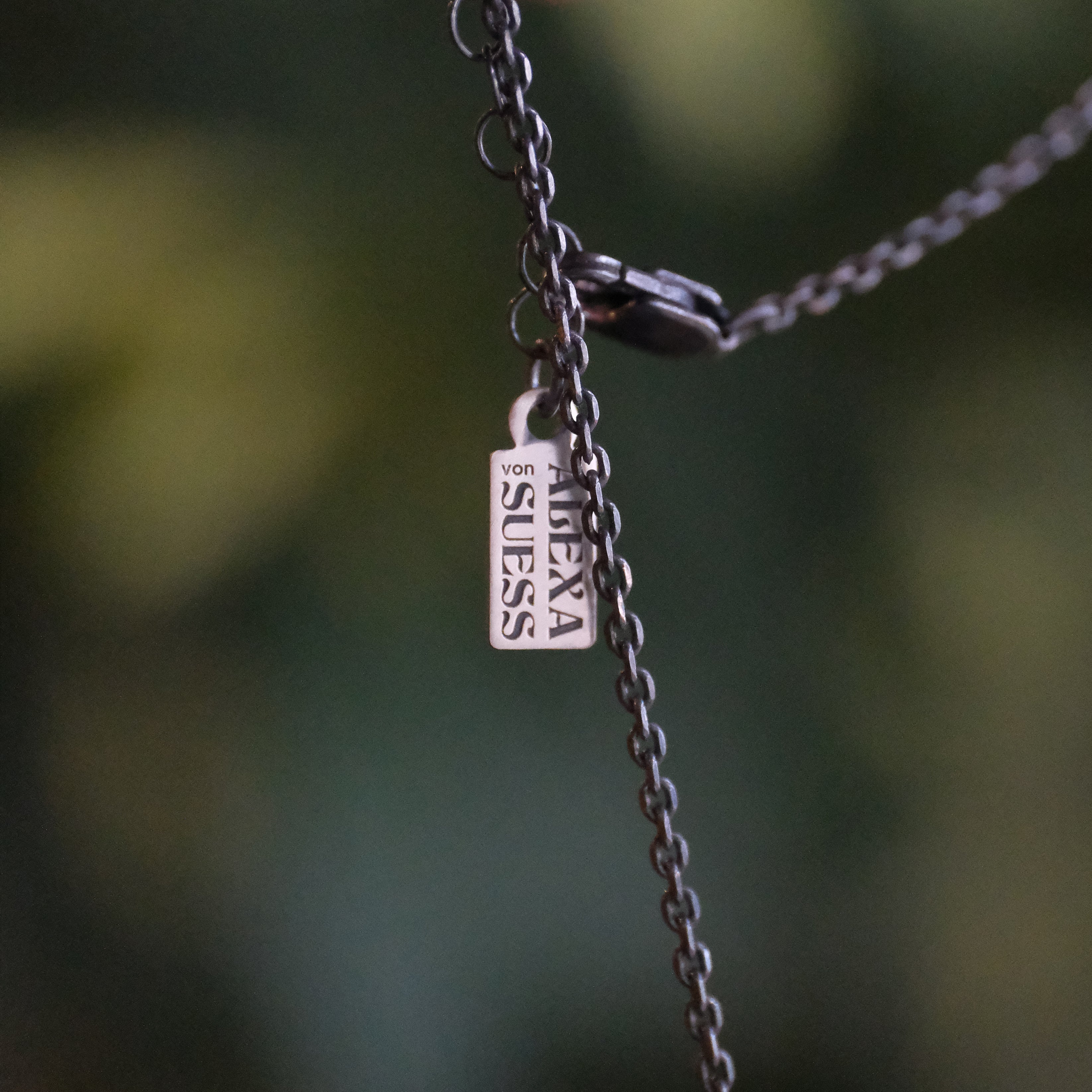 Snow Druzy Path Necklace - One of a Kind