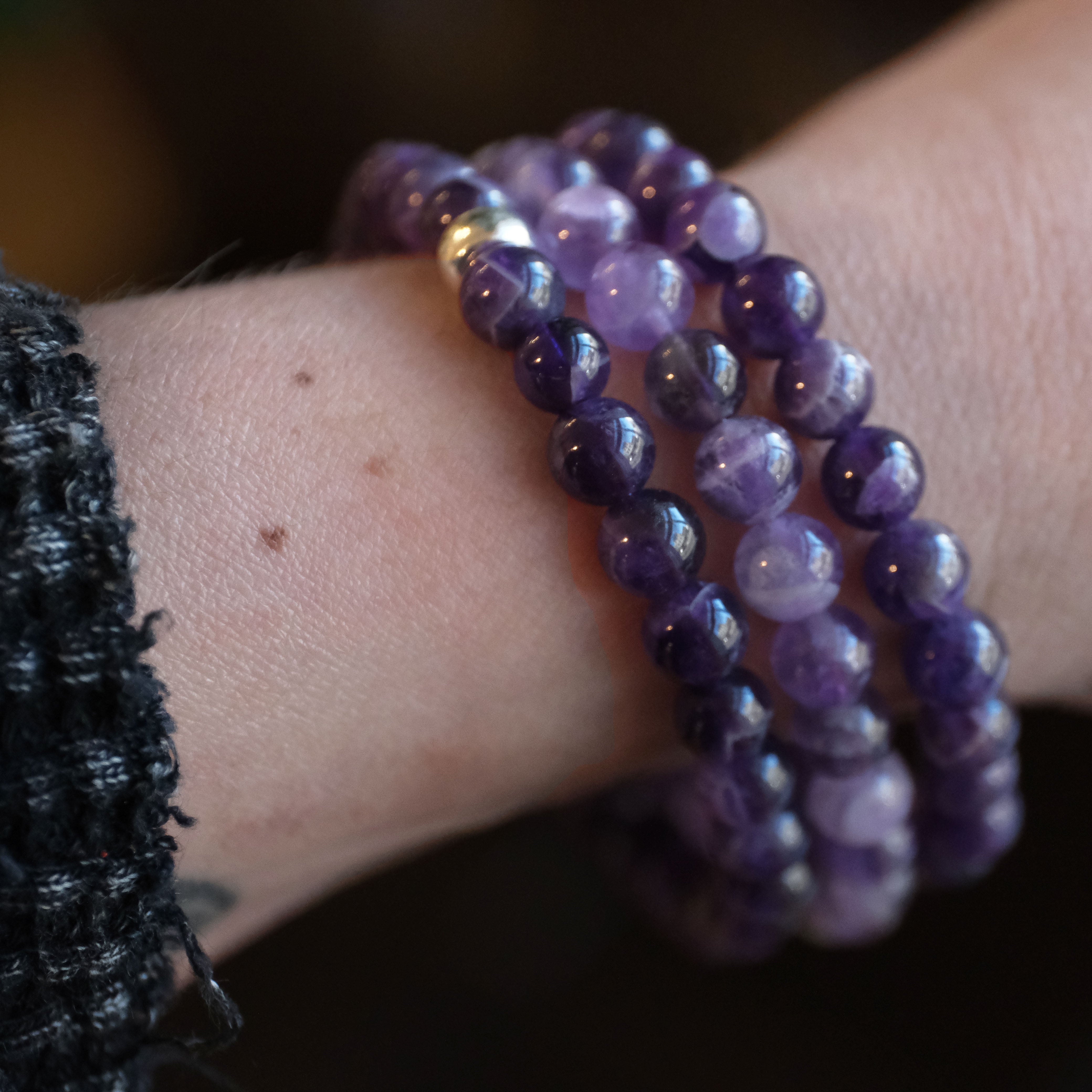 Amethyst Gemstone Bracelet