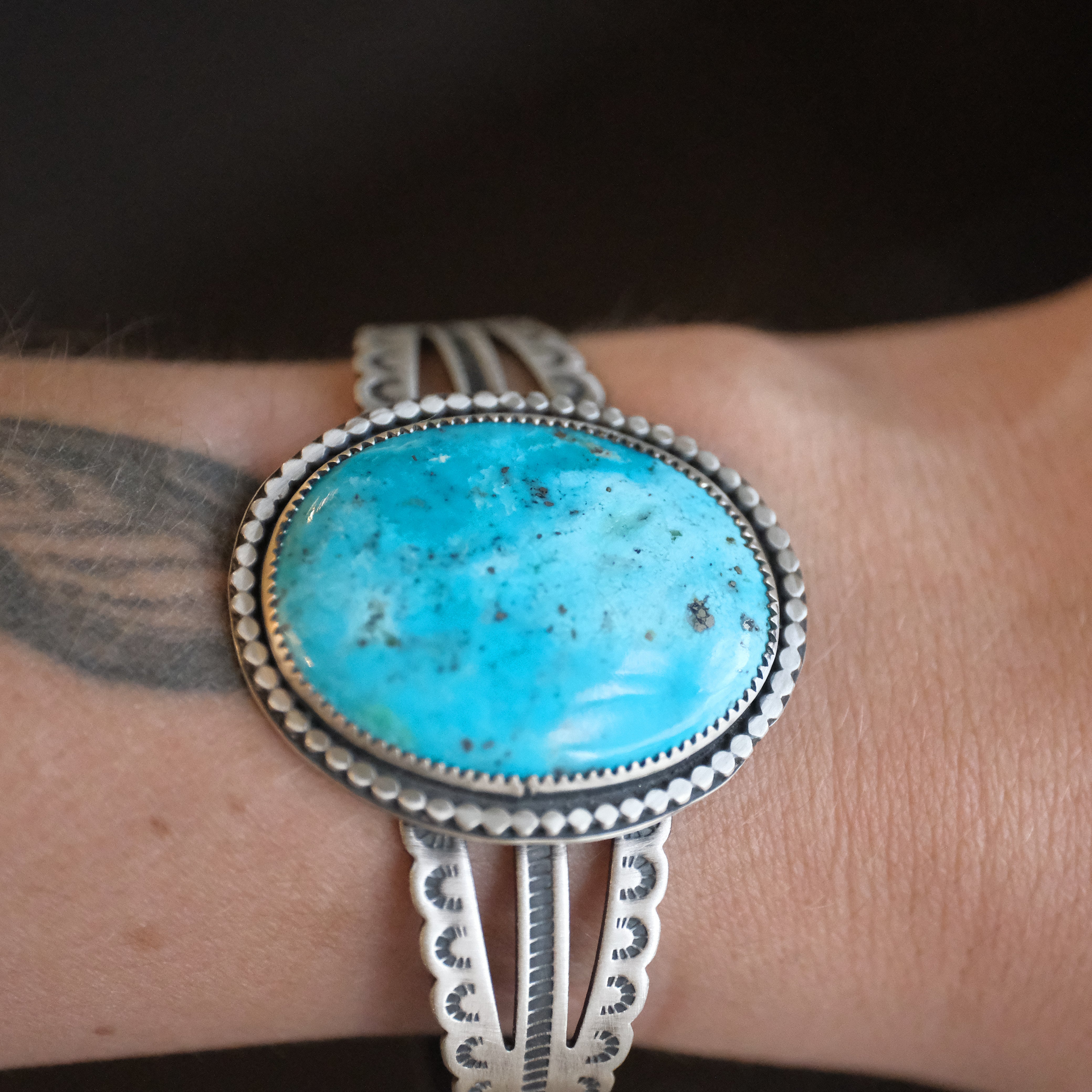 Tonopah Turquoise Cuff - One of a Kind