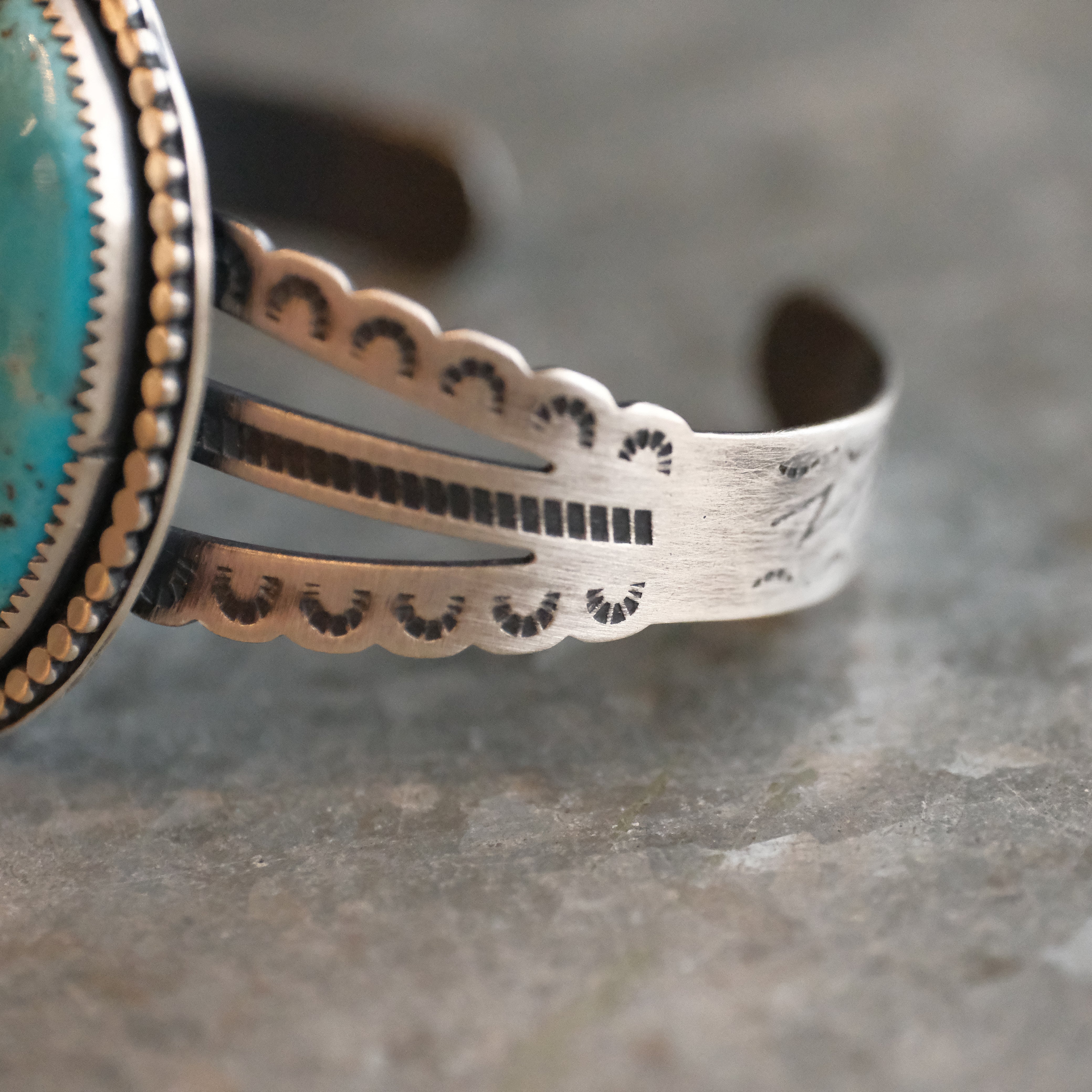 Tonopah Turquoise Cuff - One of a Kind
