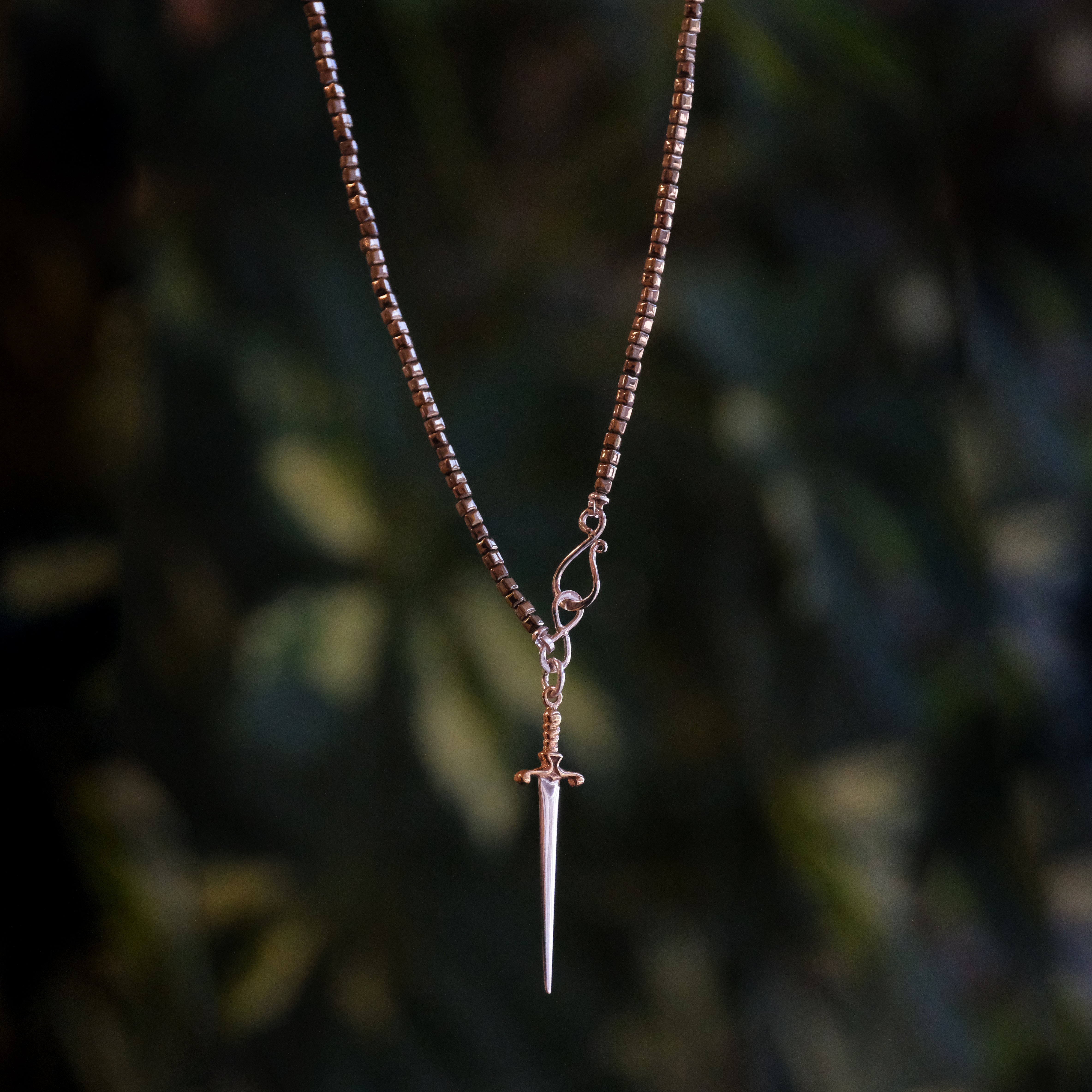 Pyrite + Sterling Isabeau Necklace