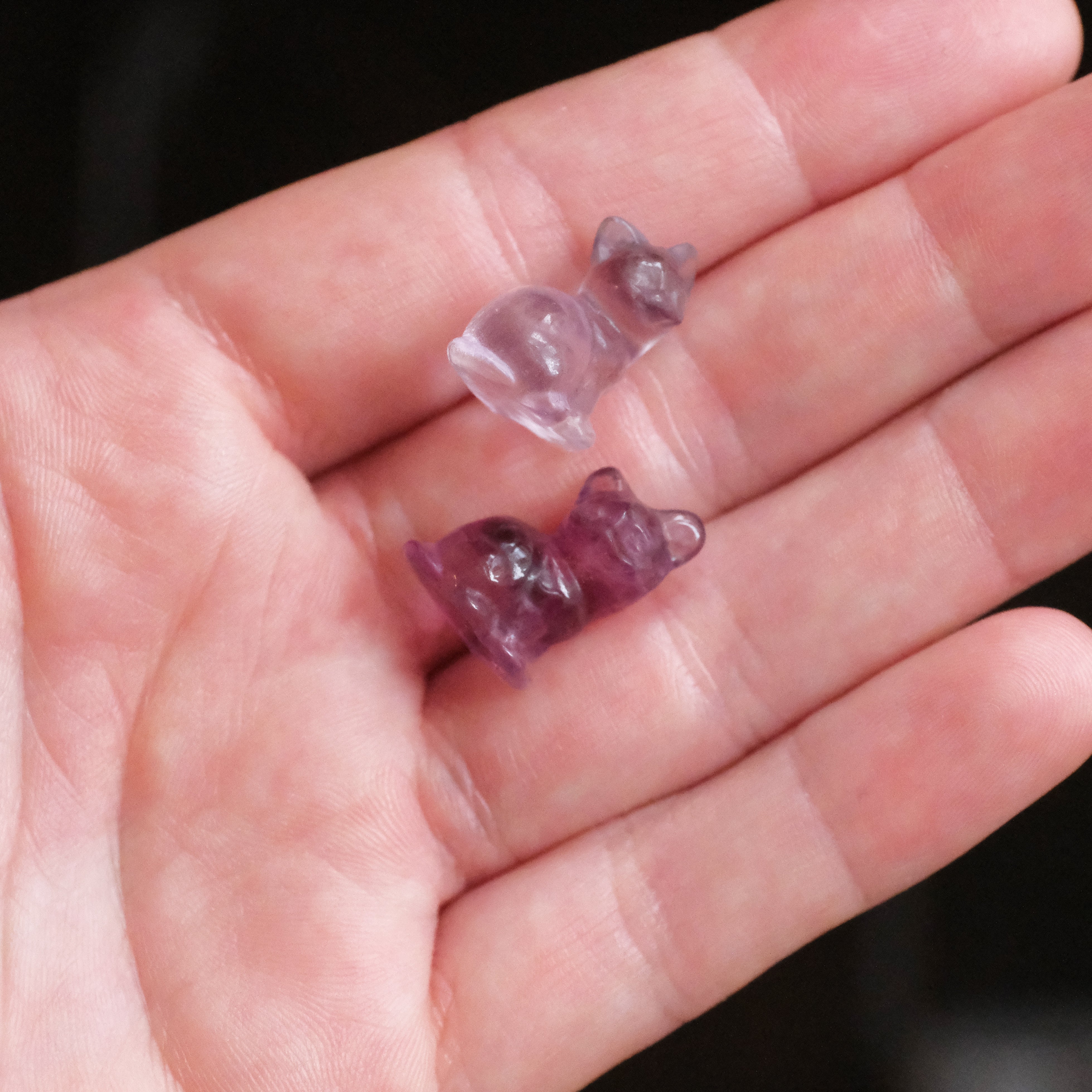 Mini Fluorite Cat