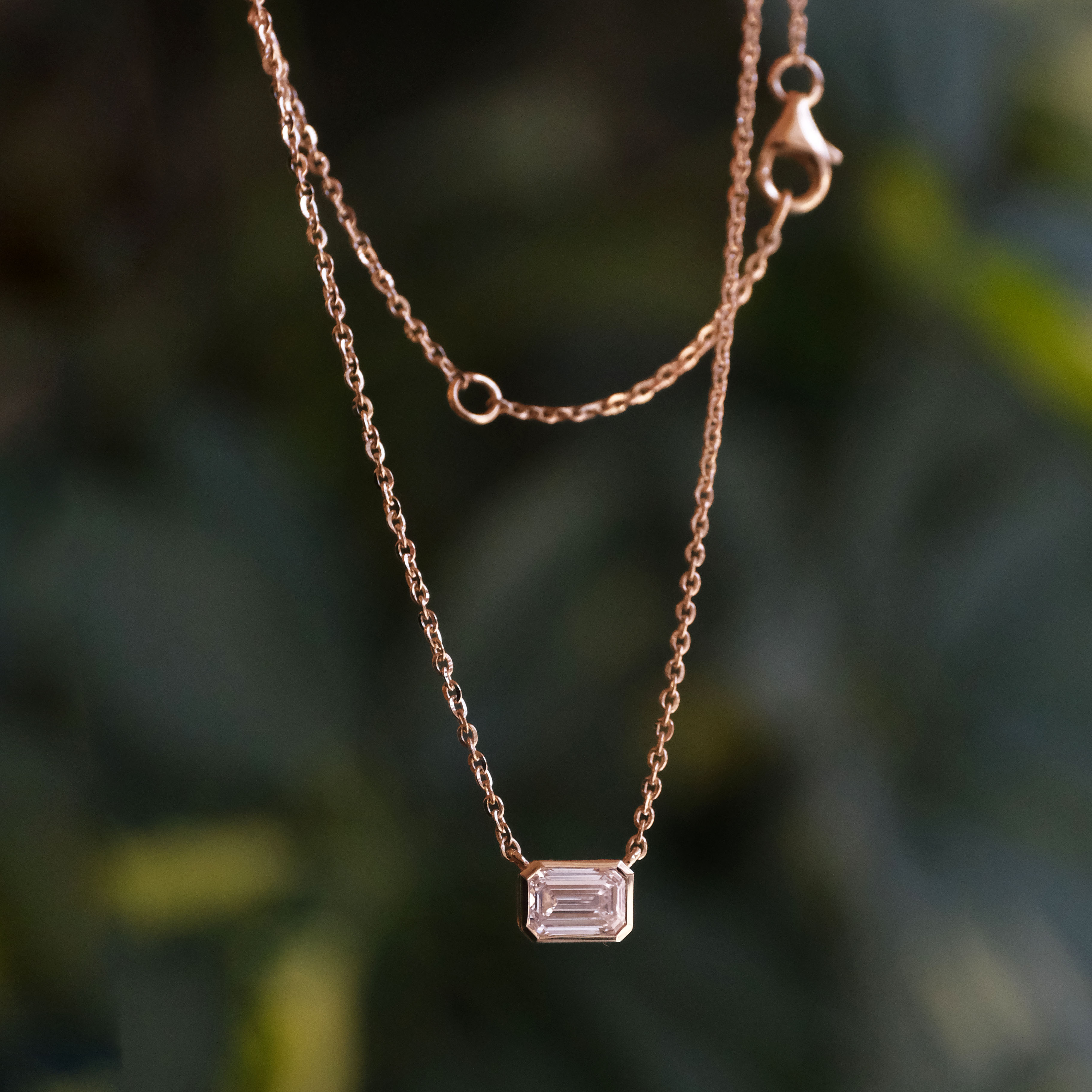 14k + Lab Diamond Verma Necklace