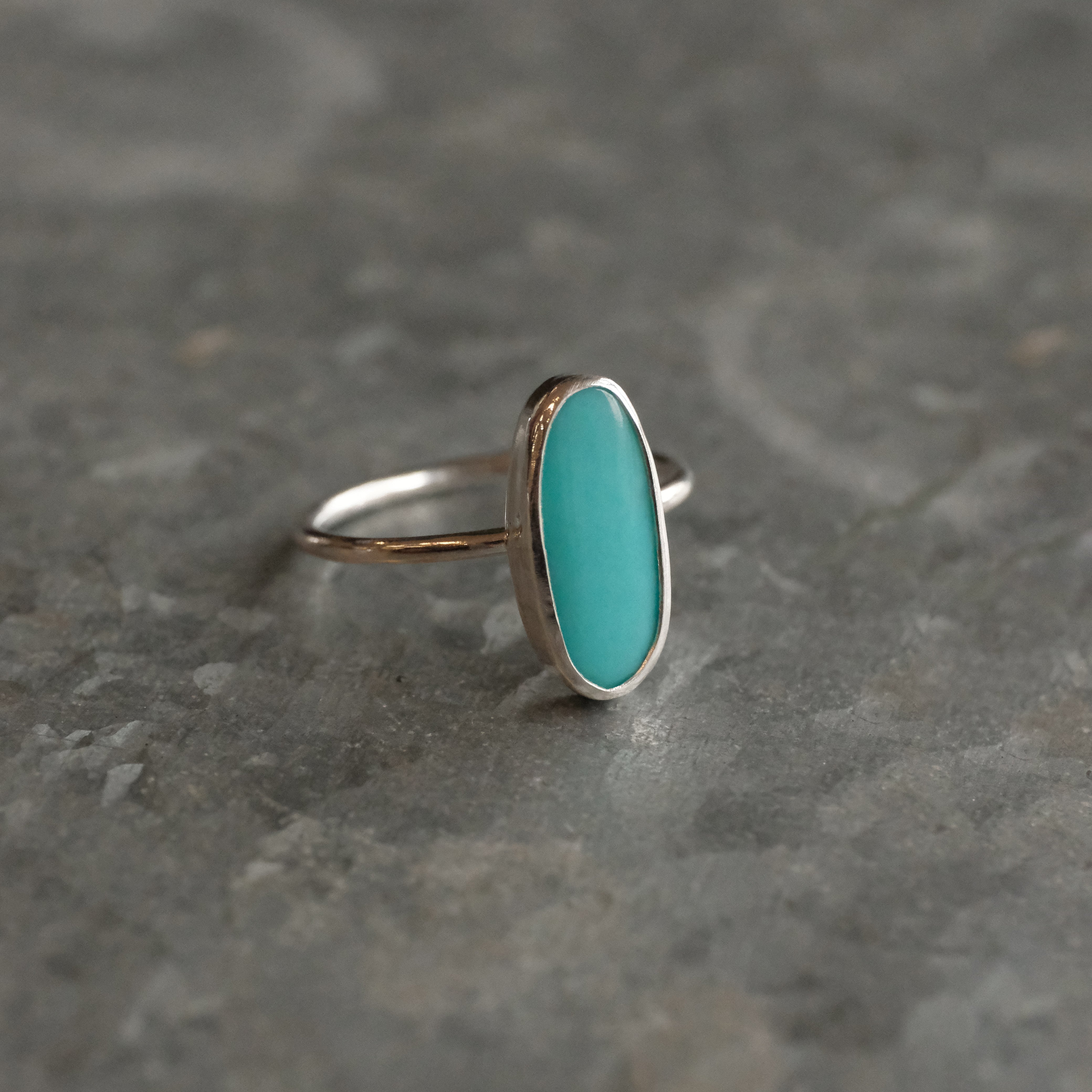 Turquoise Chiquito Ring (Size 9) - One of a Kind