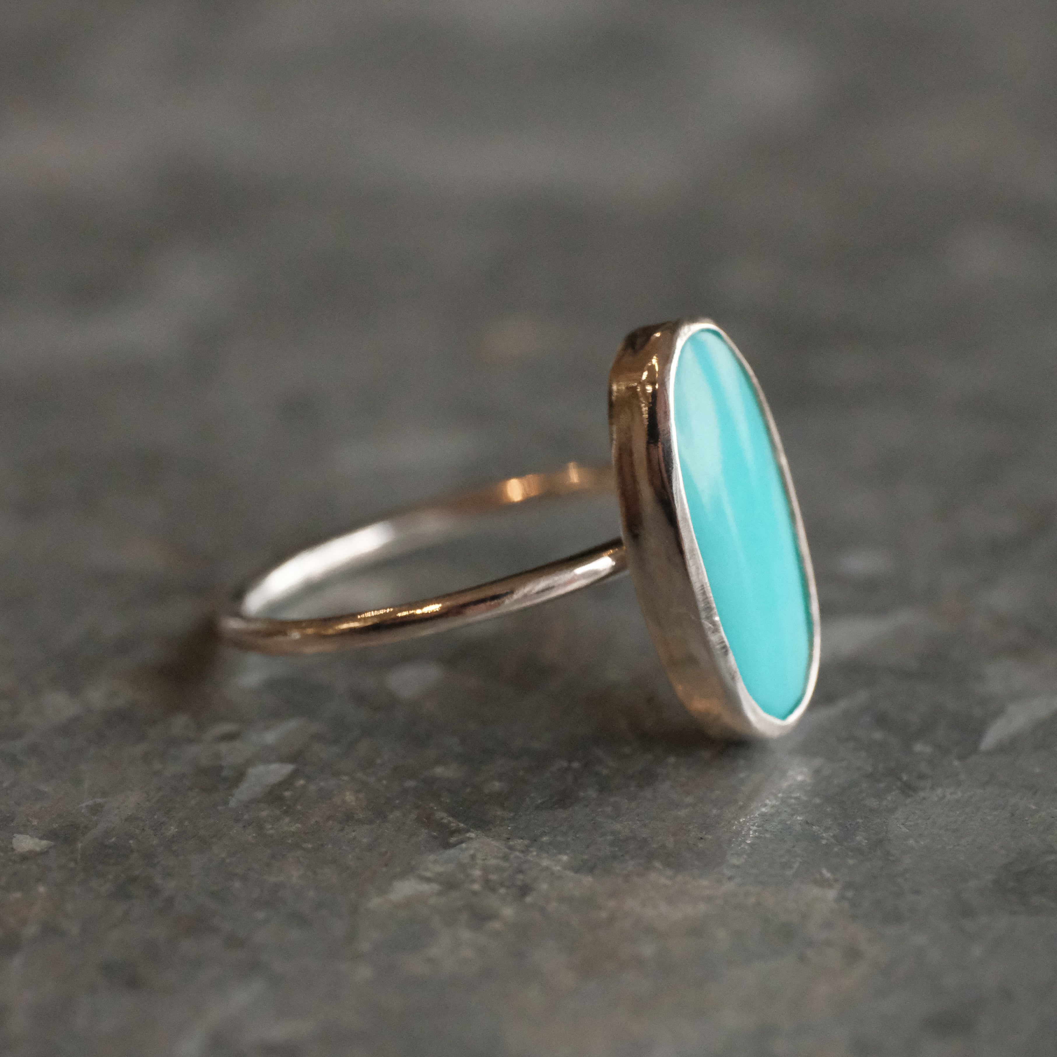 Turquoise Chiquito Ring (Size 9) - One of a Kind