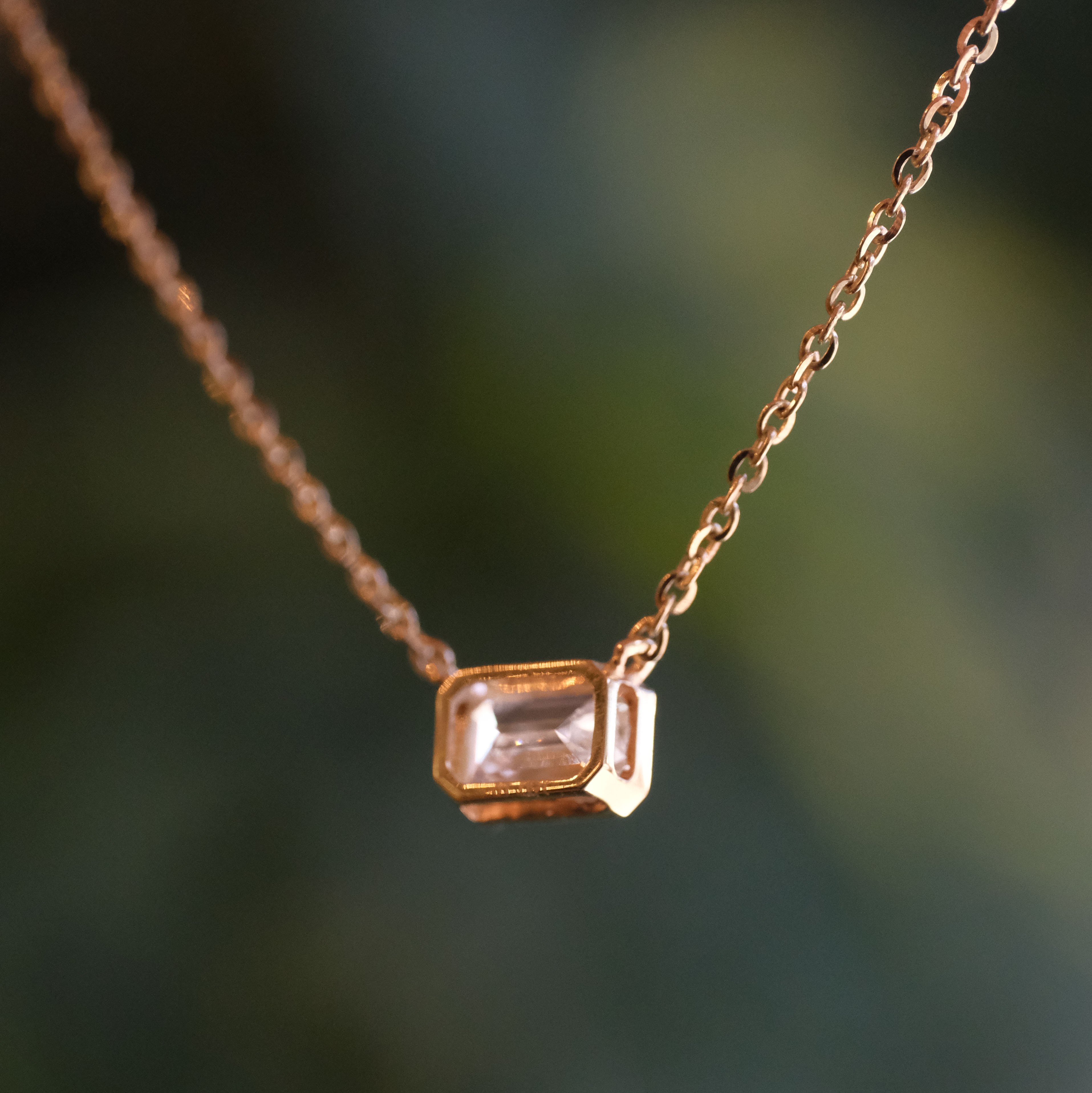 14k + Lab Diamond Verma Necklace