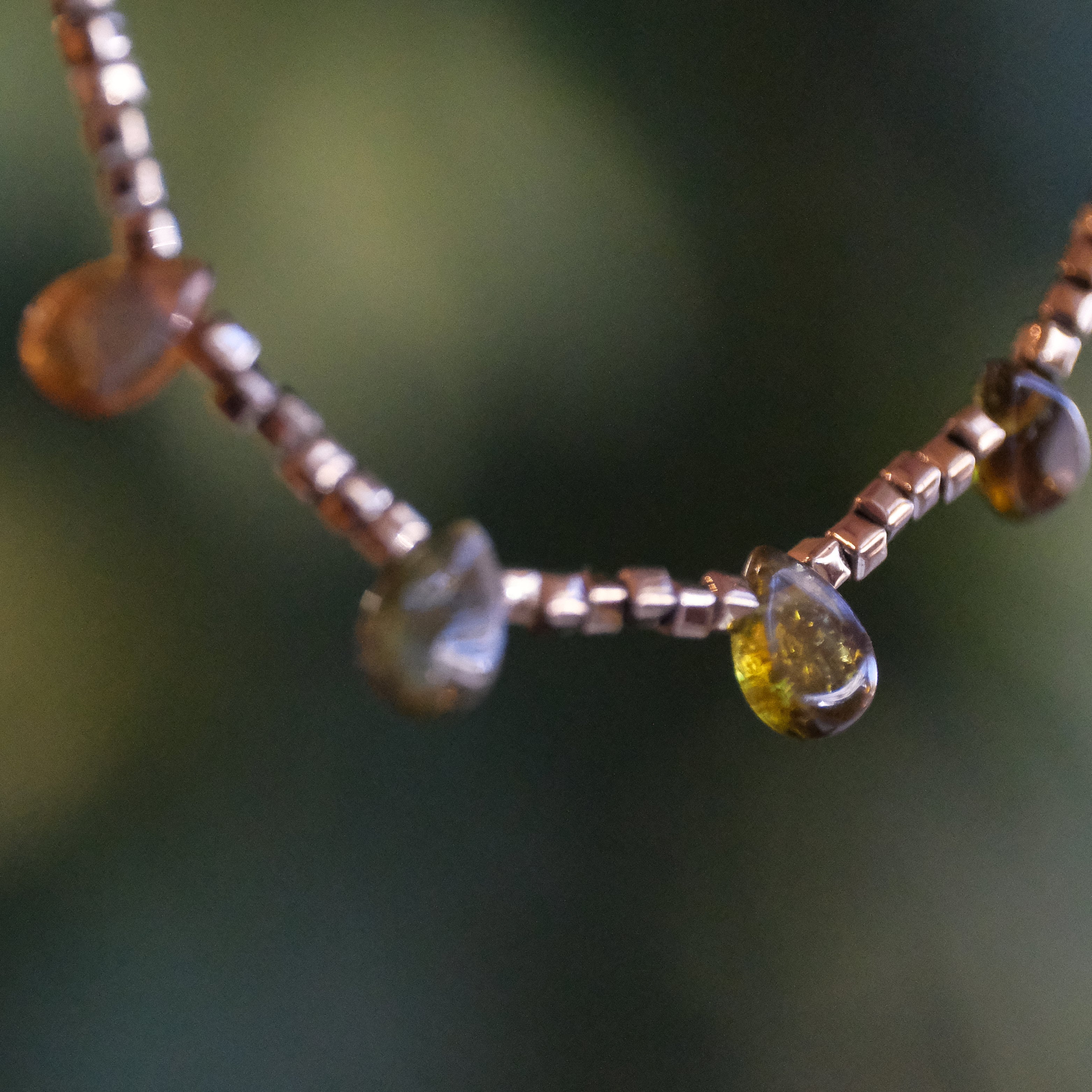 Pyrite + Tourmaline Sierra Necklace - One of a Kind
