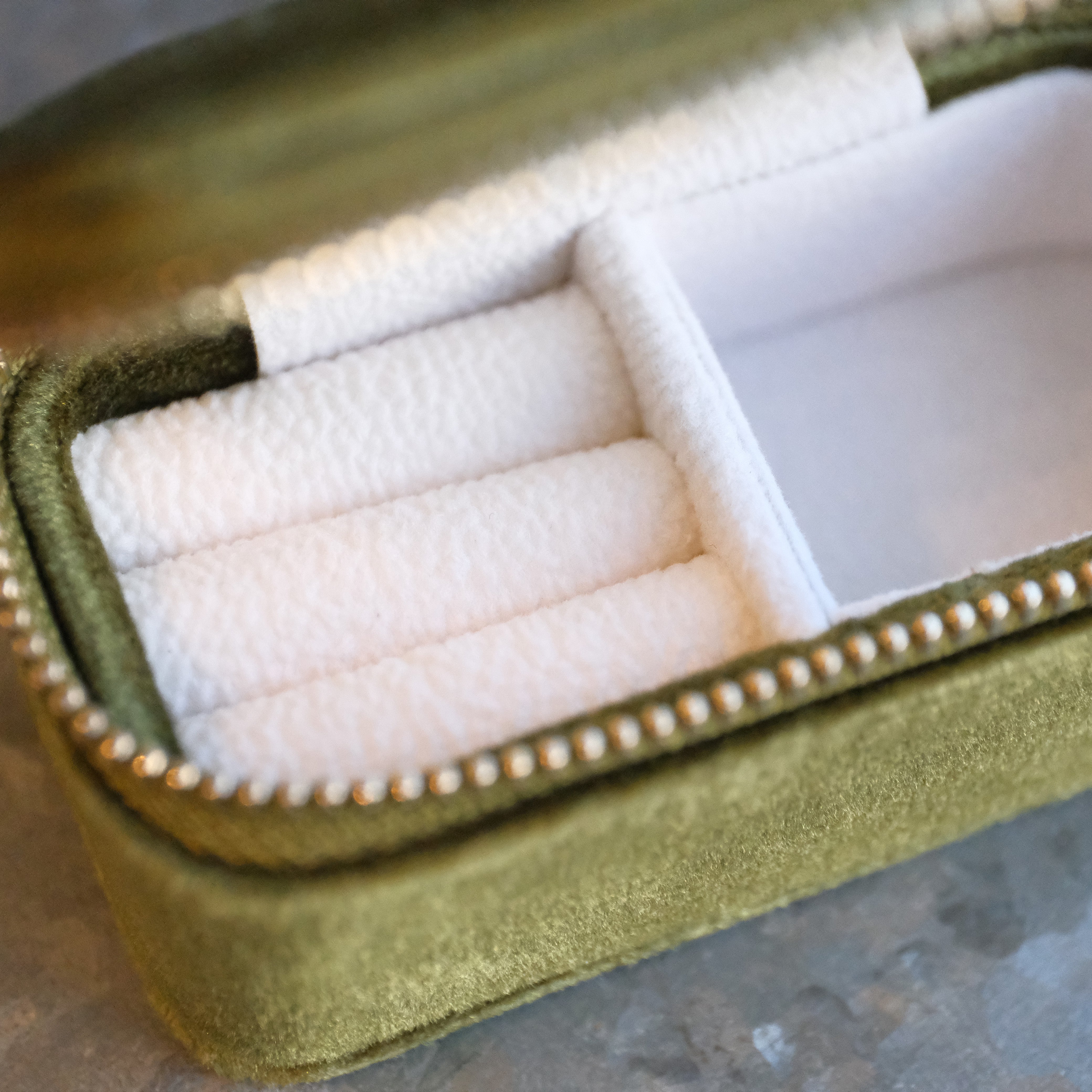 Velvet Travel Jewelry Case