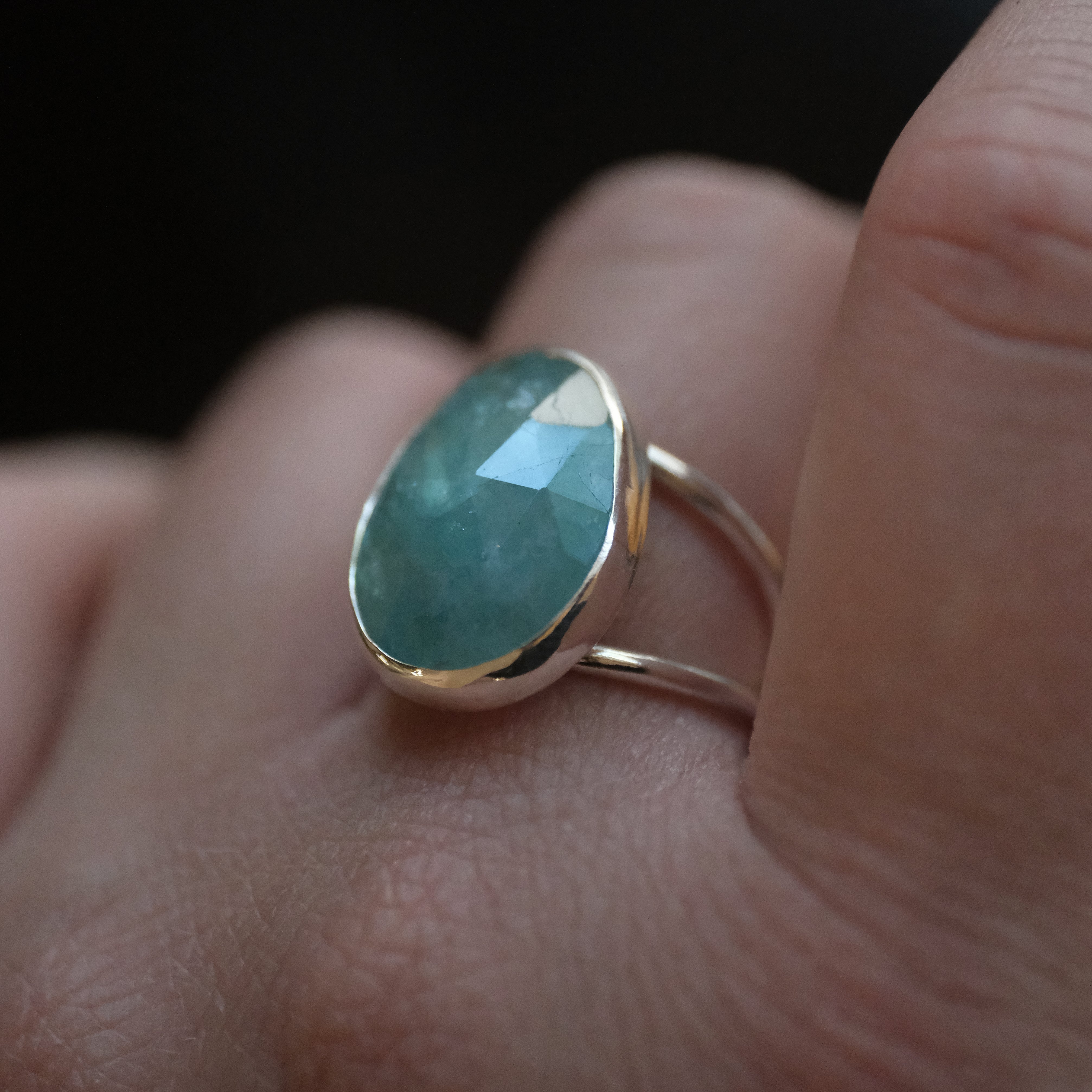 Aquamarine Baya Ring (Size 6.5) - One of a Kind