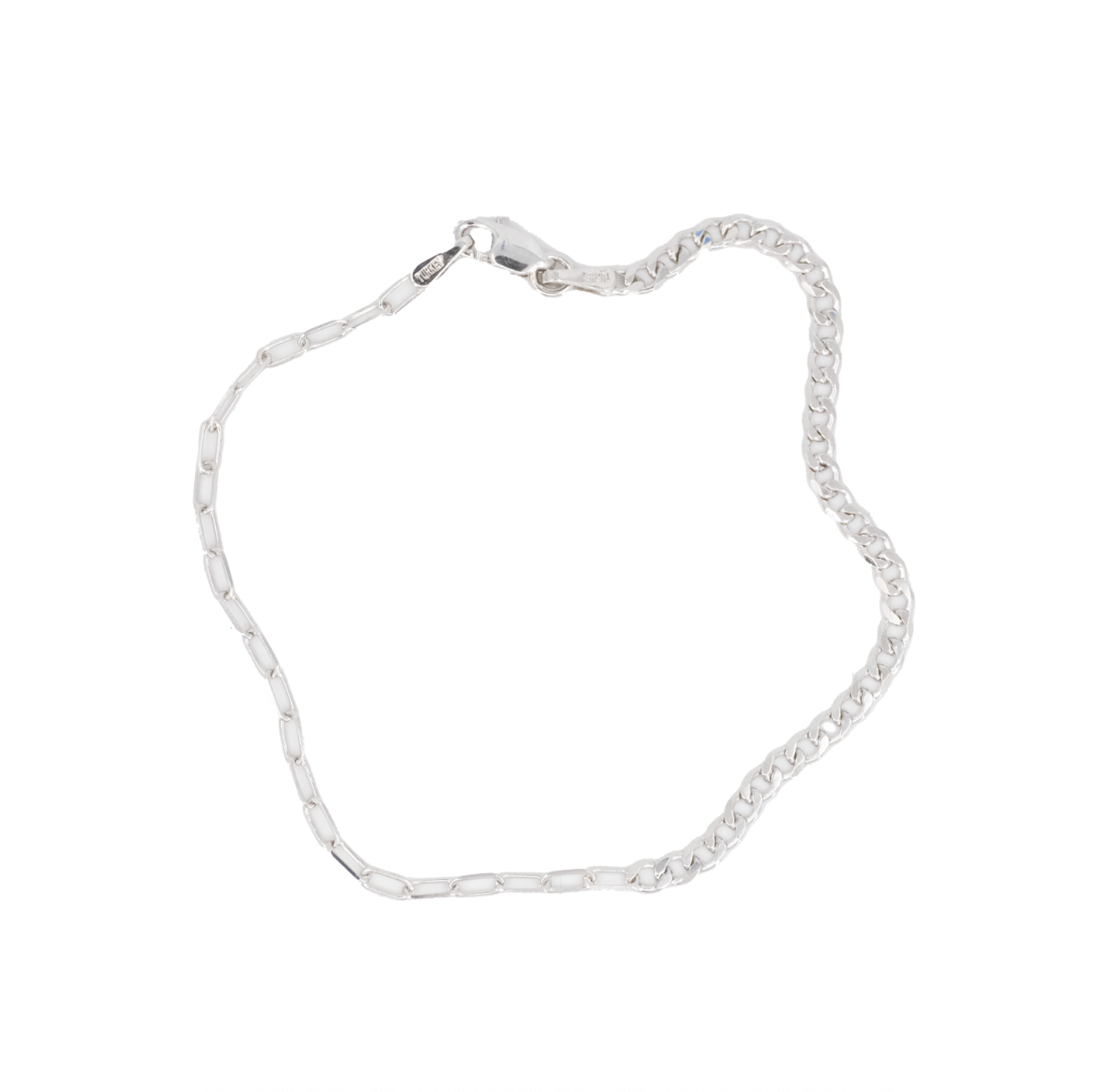 Sterling Duo Chain Bracelet