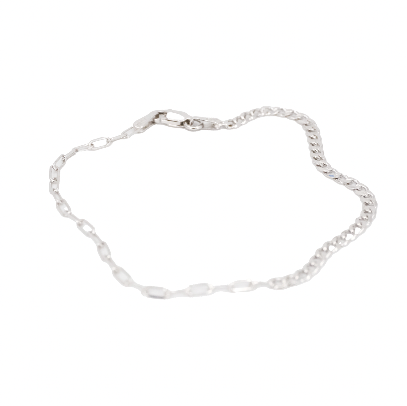 Sterling Duo Chain Bracelet