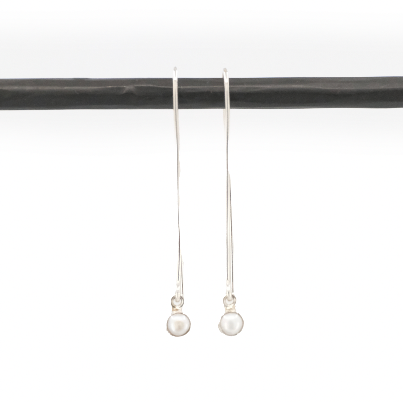 If Only Sterling + Pearl Earrings