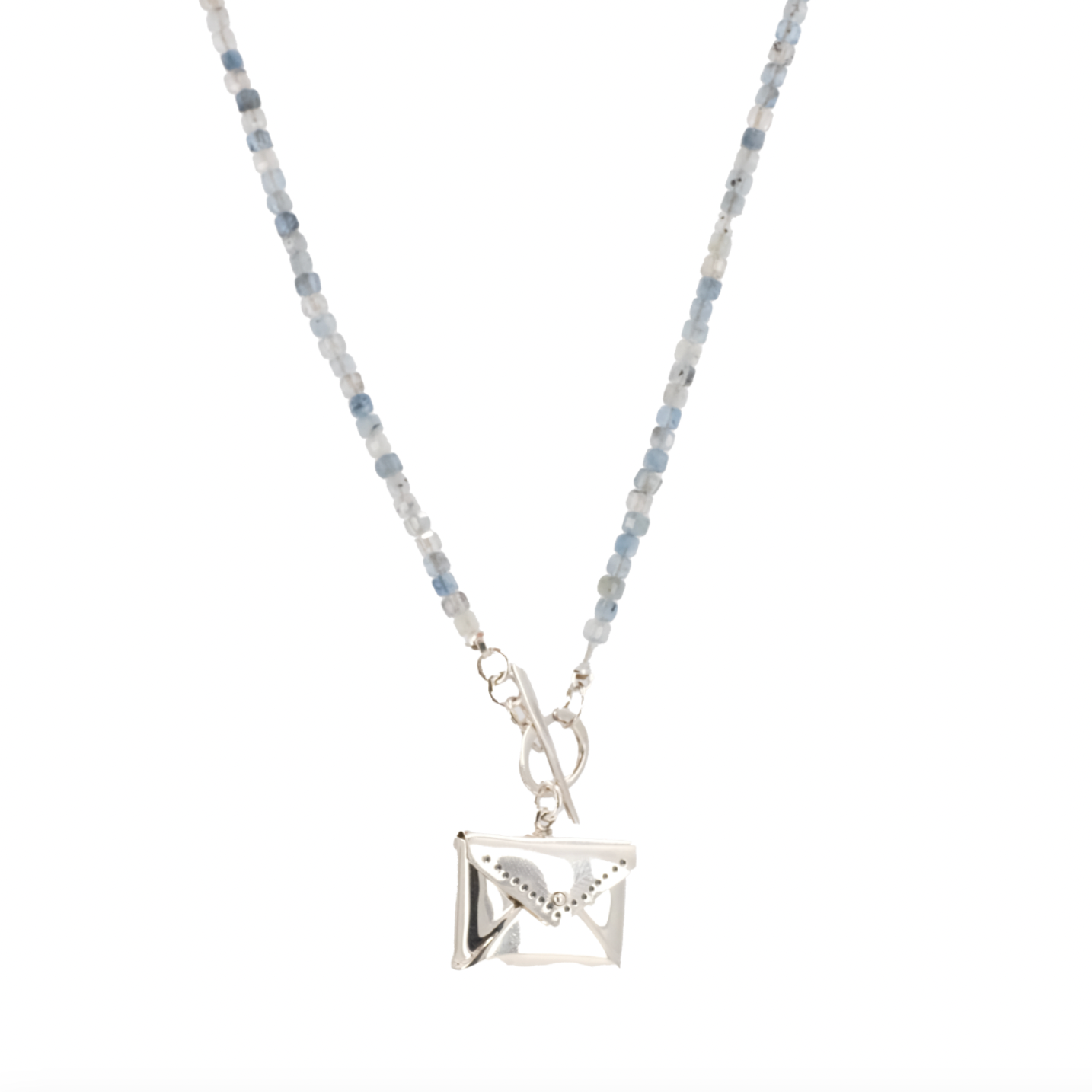 Love Letter Aquamarine Necklace