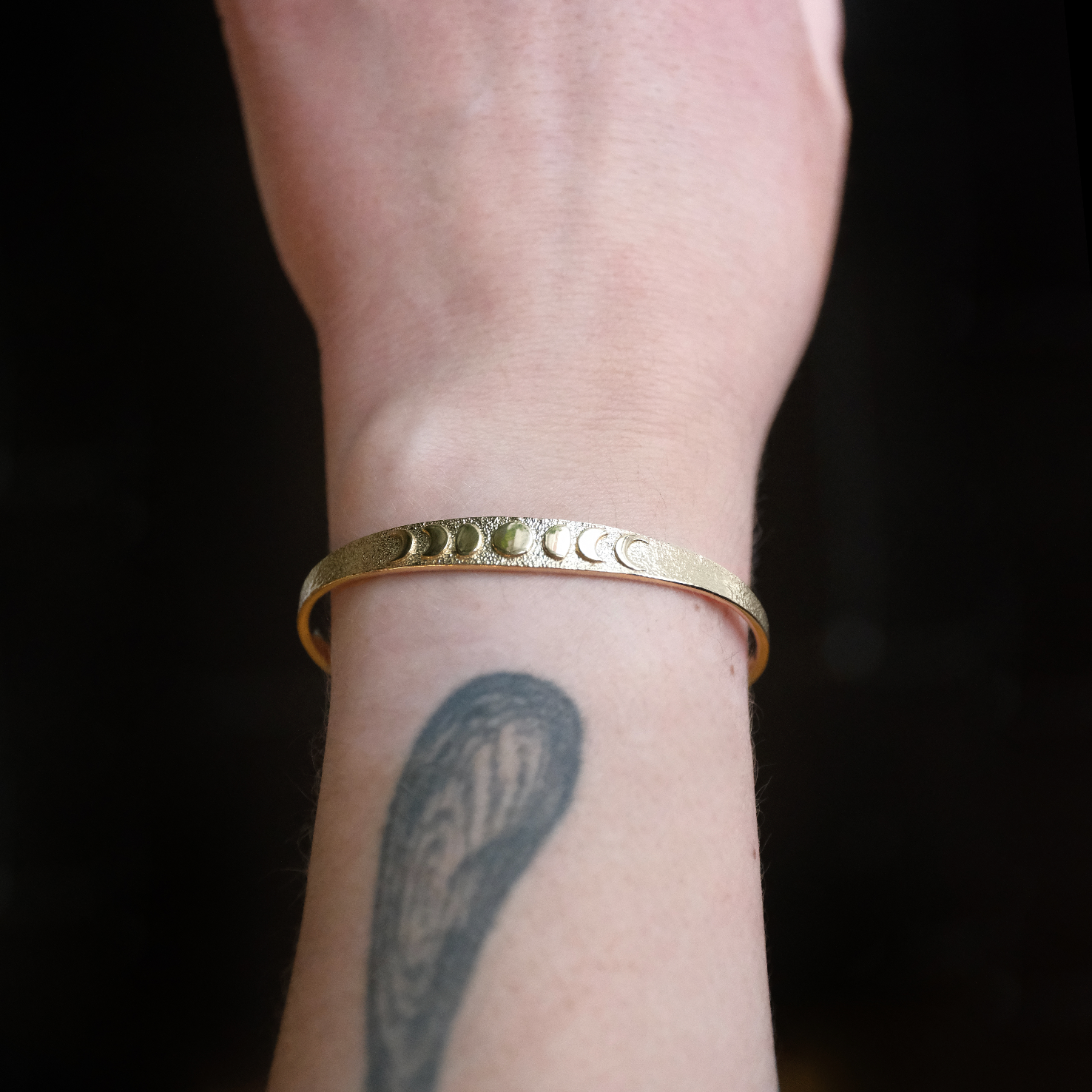 Bronze Moon Phase Cuff