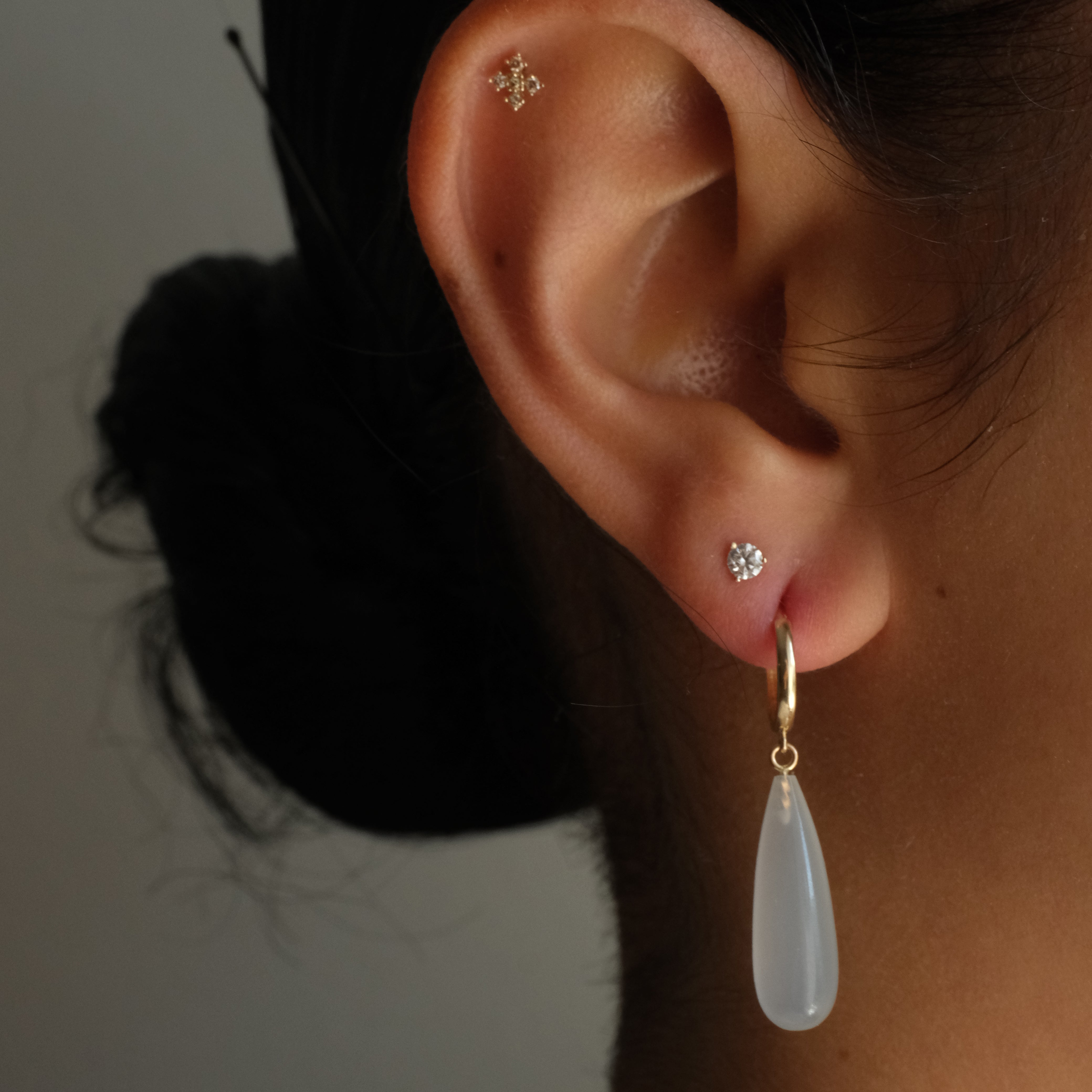 14k Quarter Carat Natural Diamond Studs