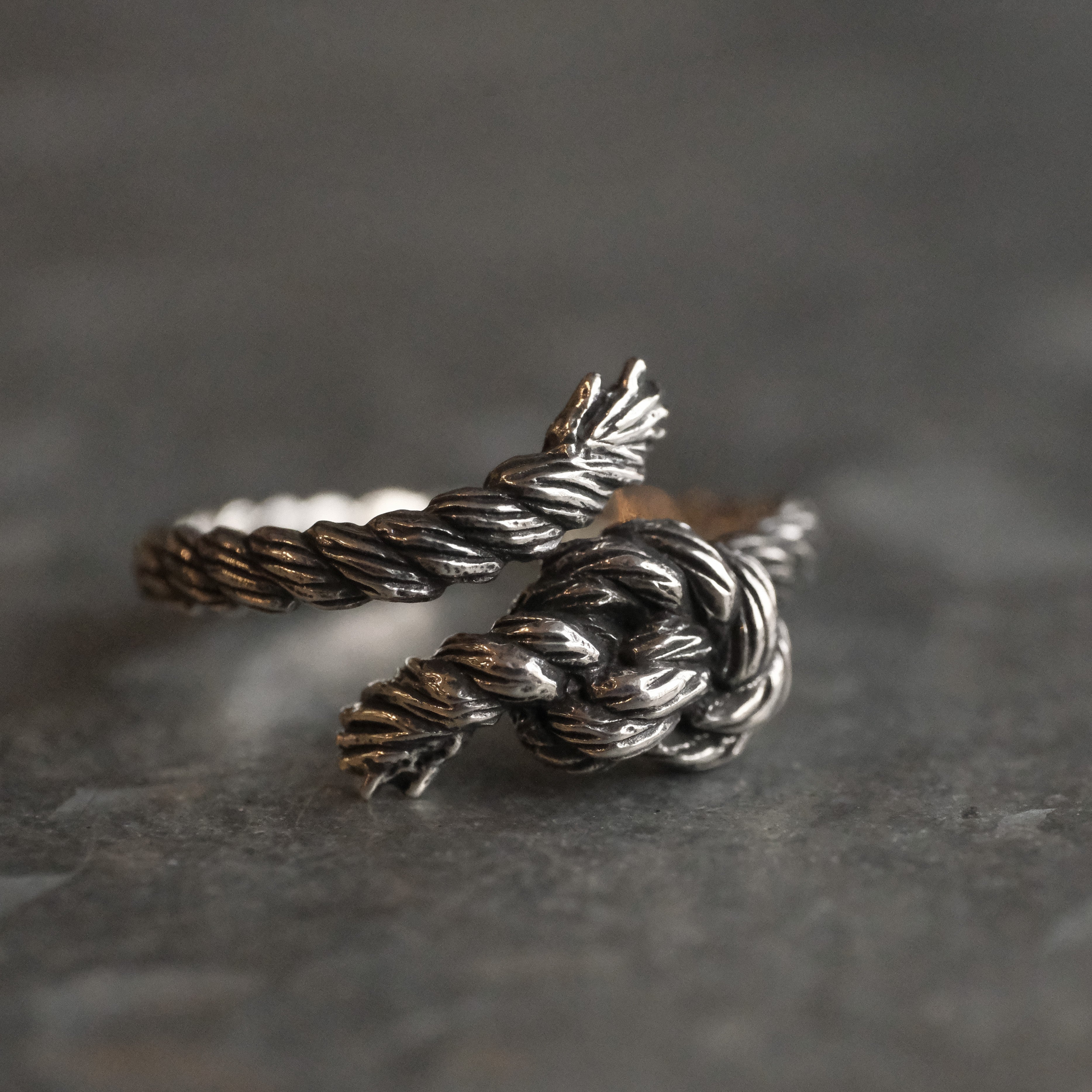 Sterling Knot Ring - Adjustable