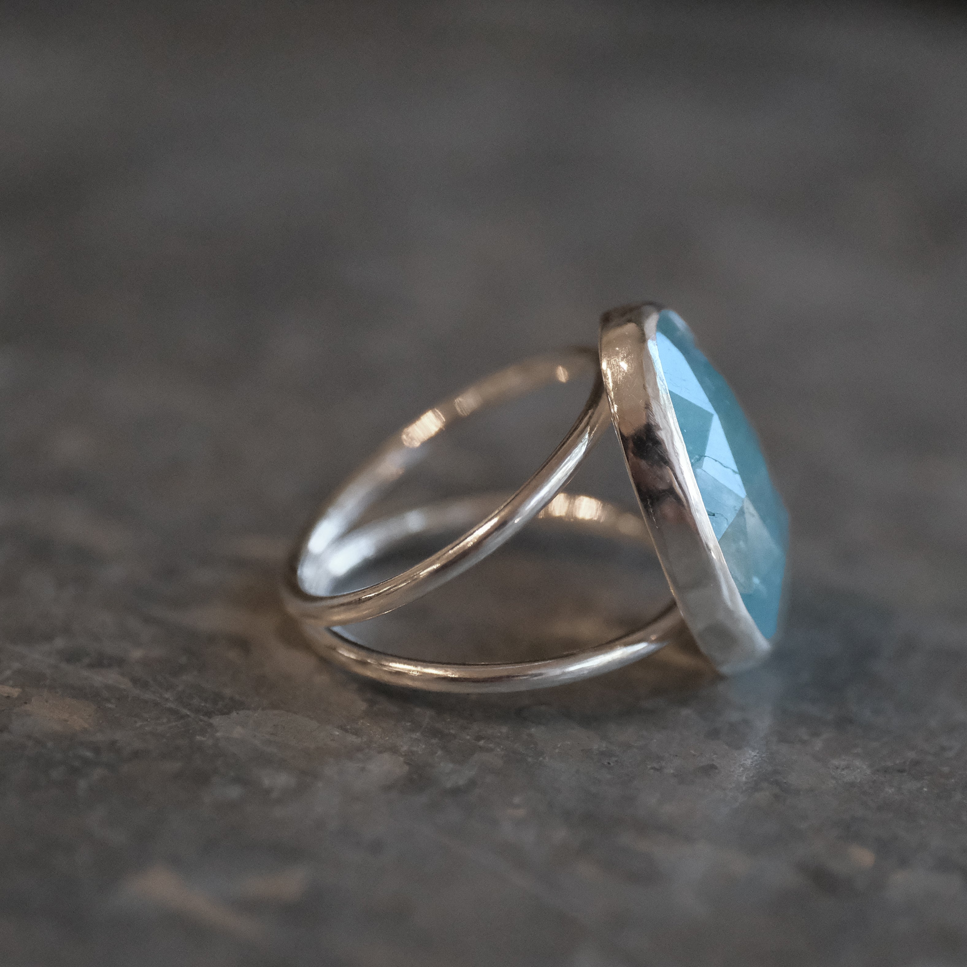 Aquamarine Baya Ring (Size 6.5) - One of a Kind