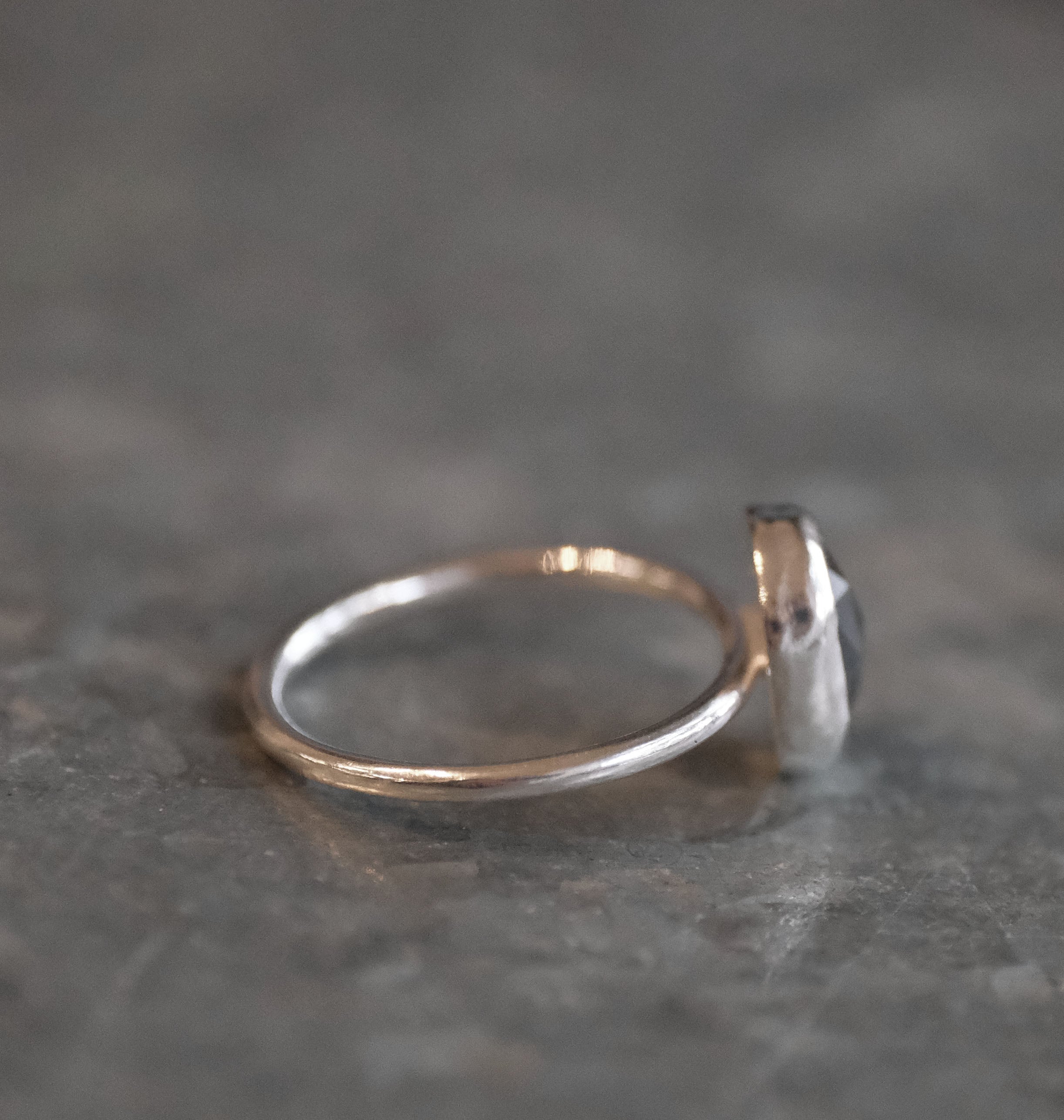 Blue Tourmaline Chiquito Ring (Size 7) - One of a Kind