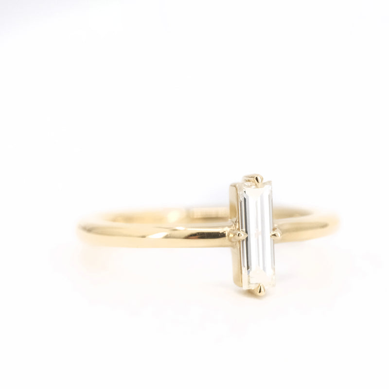 14k + Diamond Baguette Ring