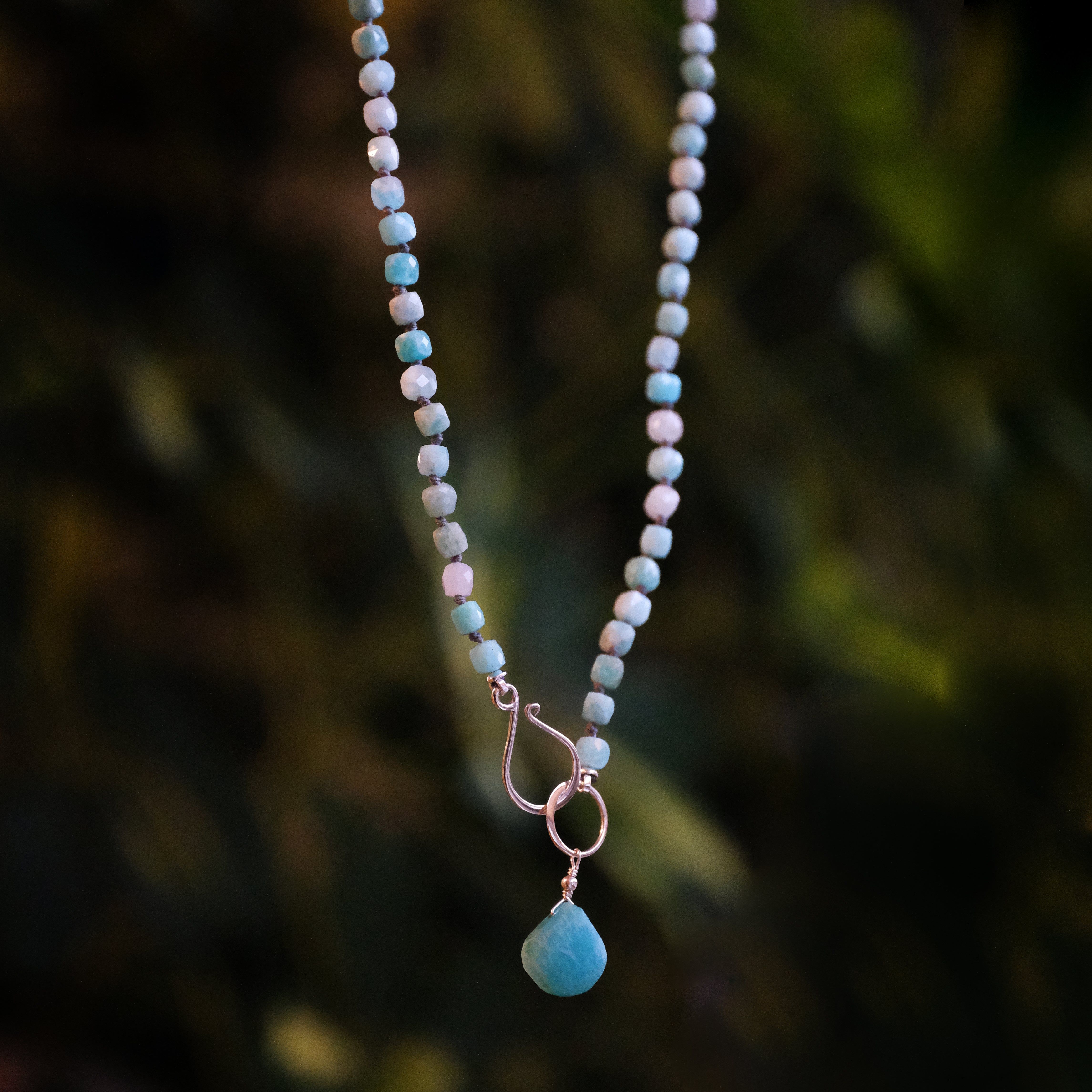 Blue Brick Road Amazonite Necklace