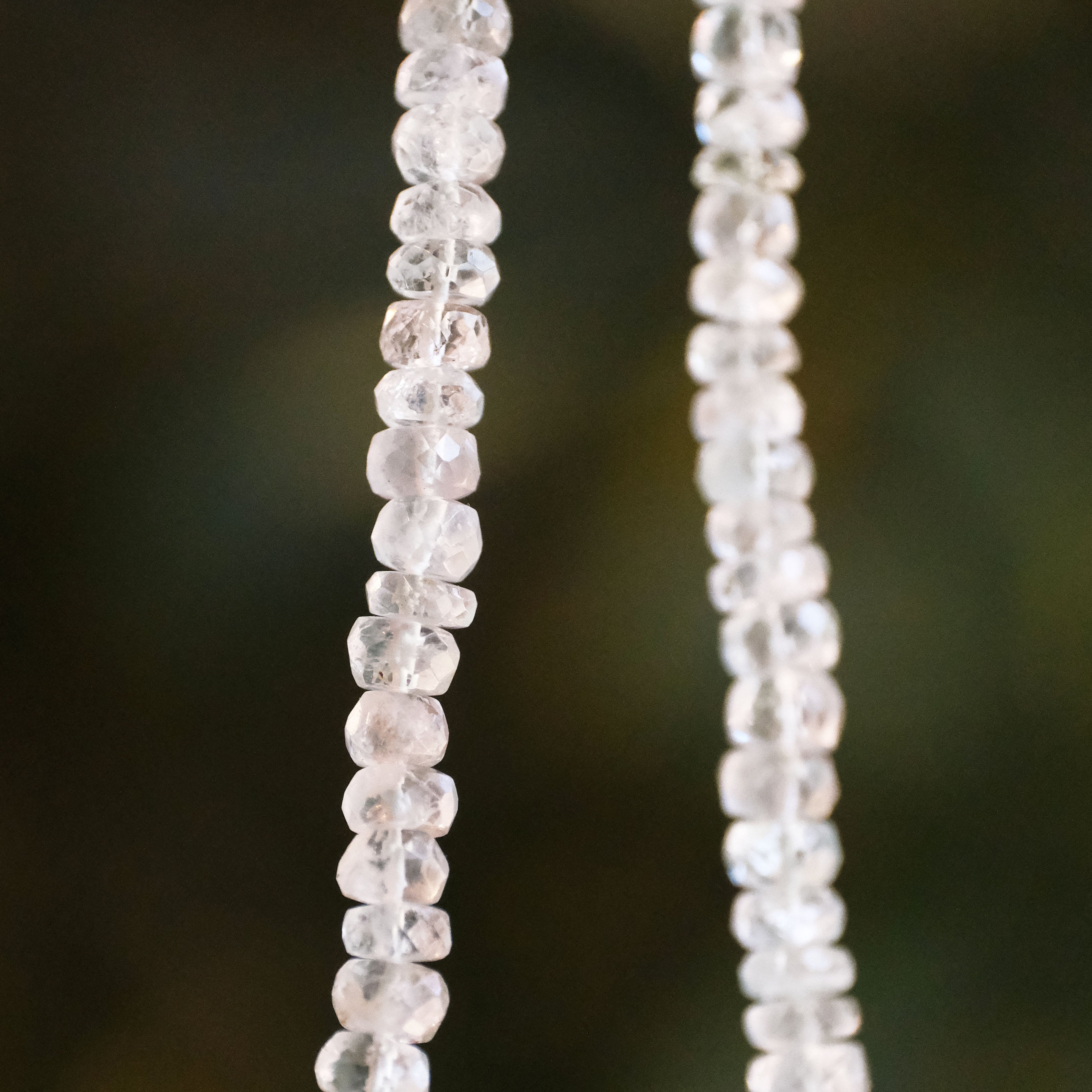 Aquamarine + Sterling Glittering Necklace - One of a Kind