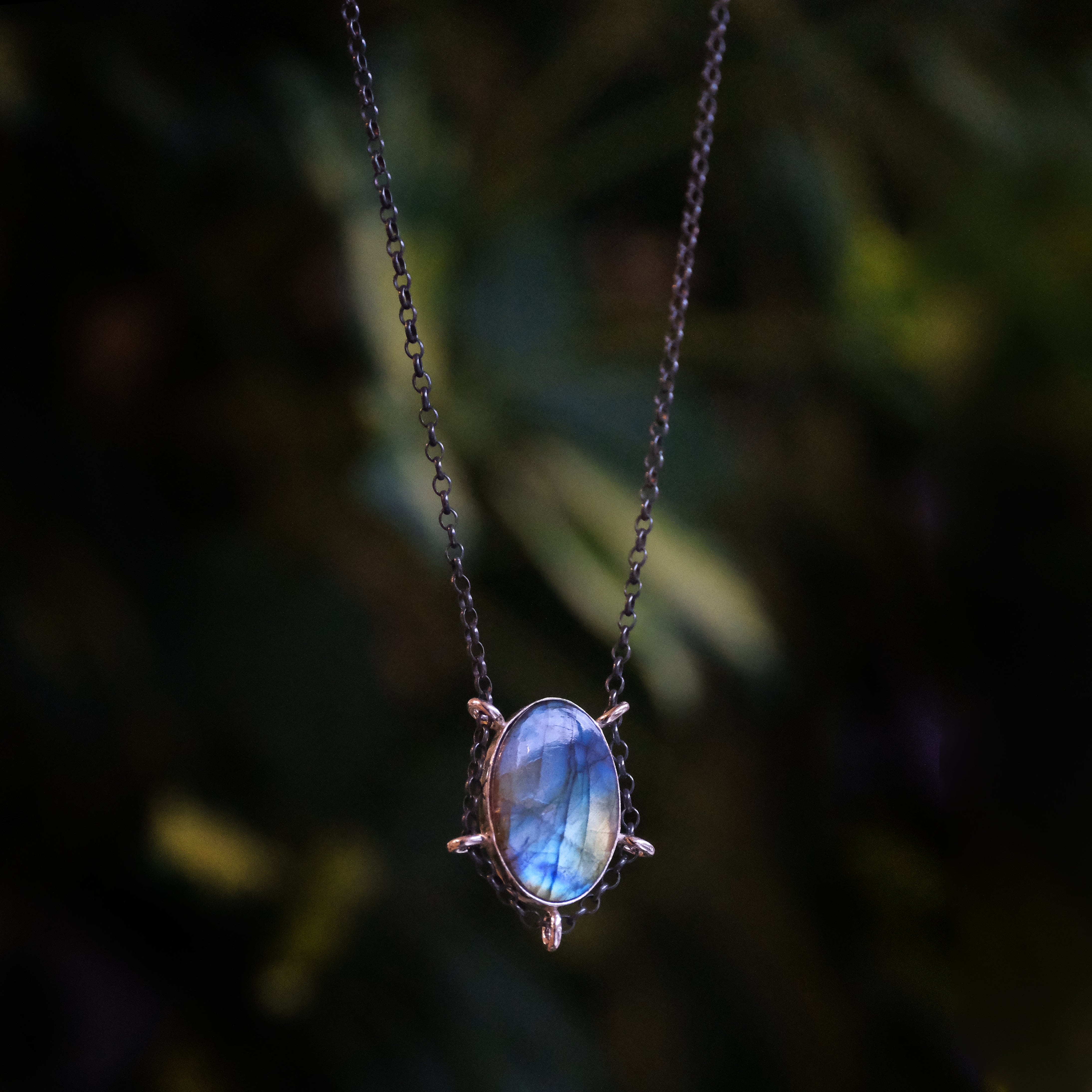 Labradorite Path Necklace - One of a Kind