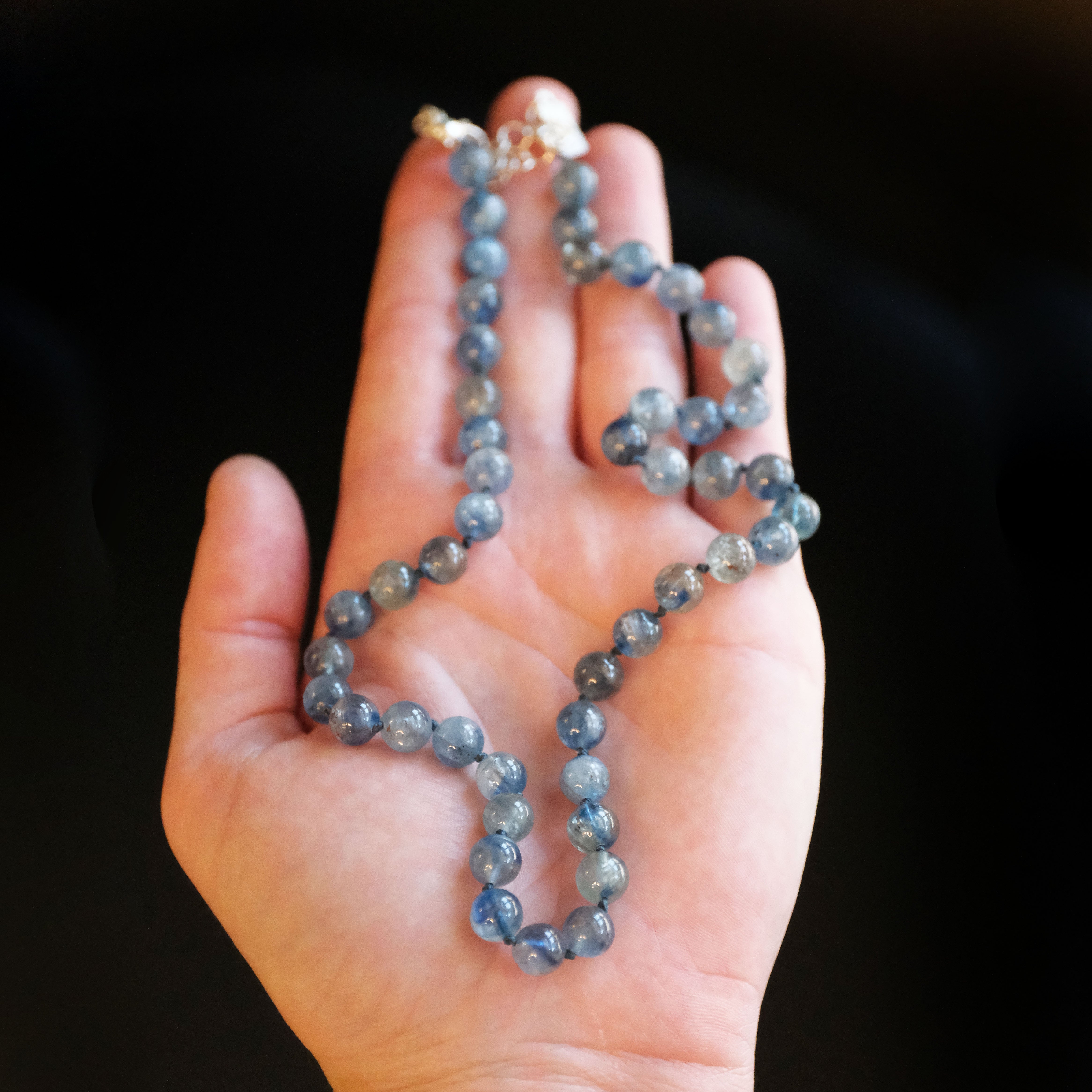 Knotted Kyanite Nor'easter Necklace