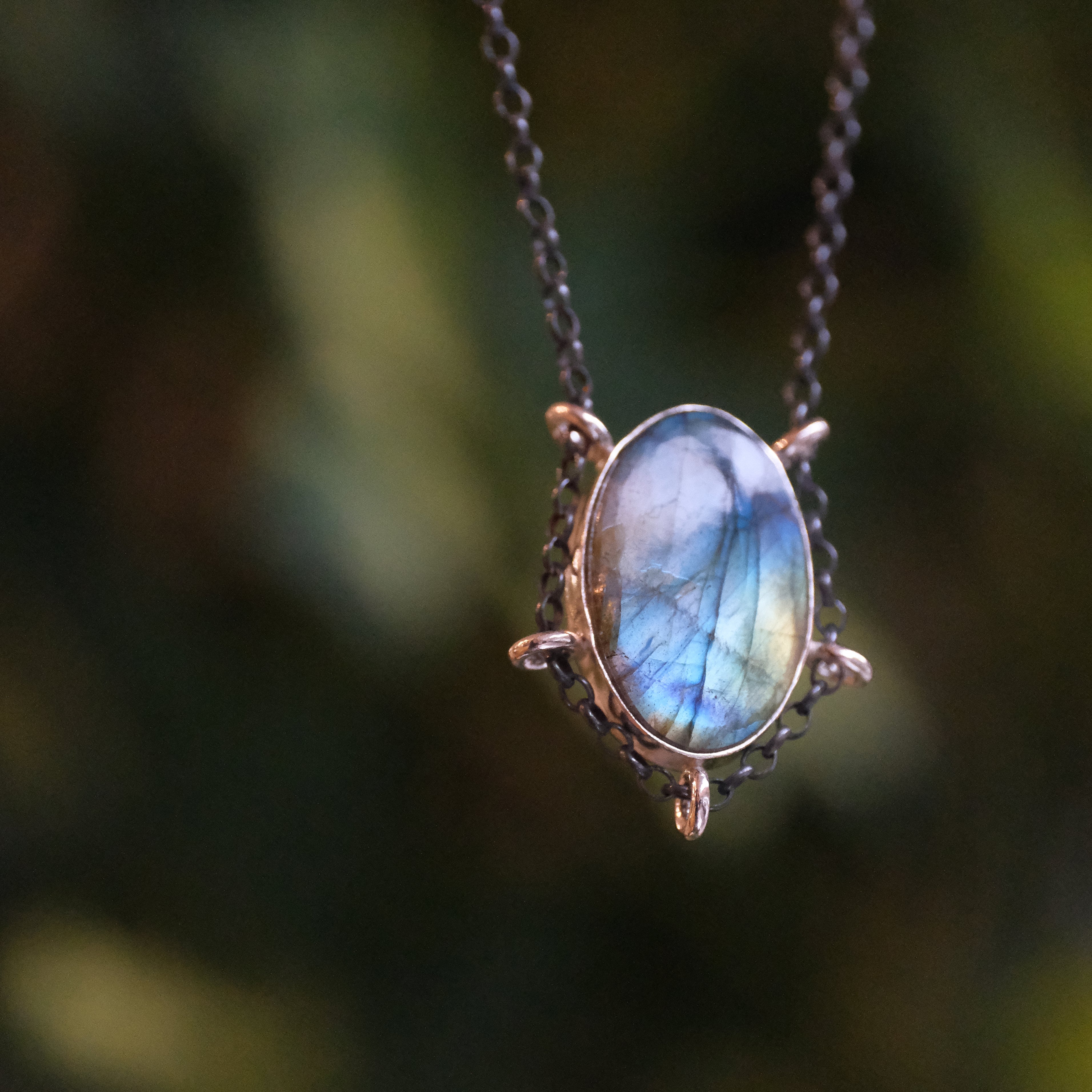 Labradorite Path Necklace - One of a Kind