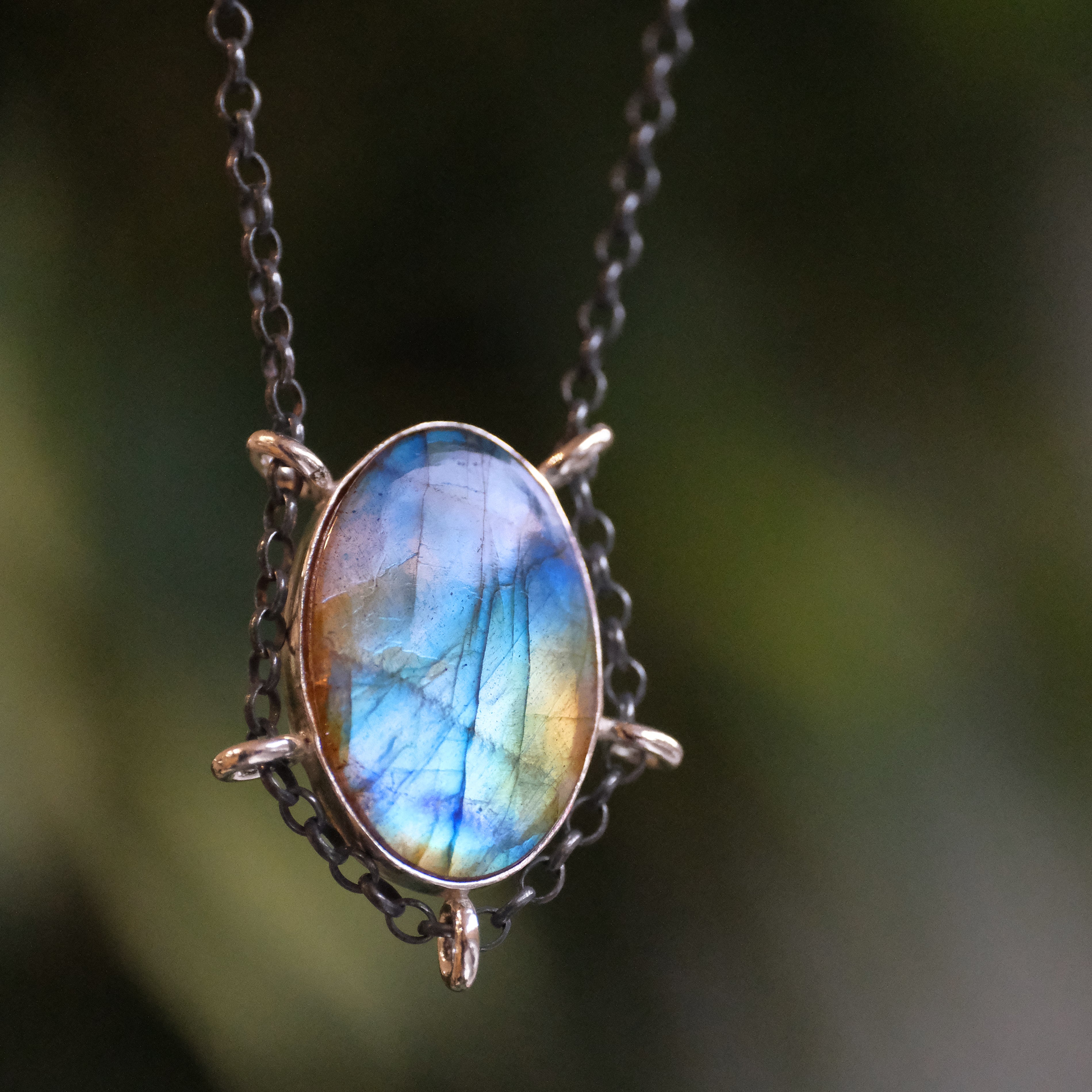 Labradorite Path Necklace - One of a Kind