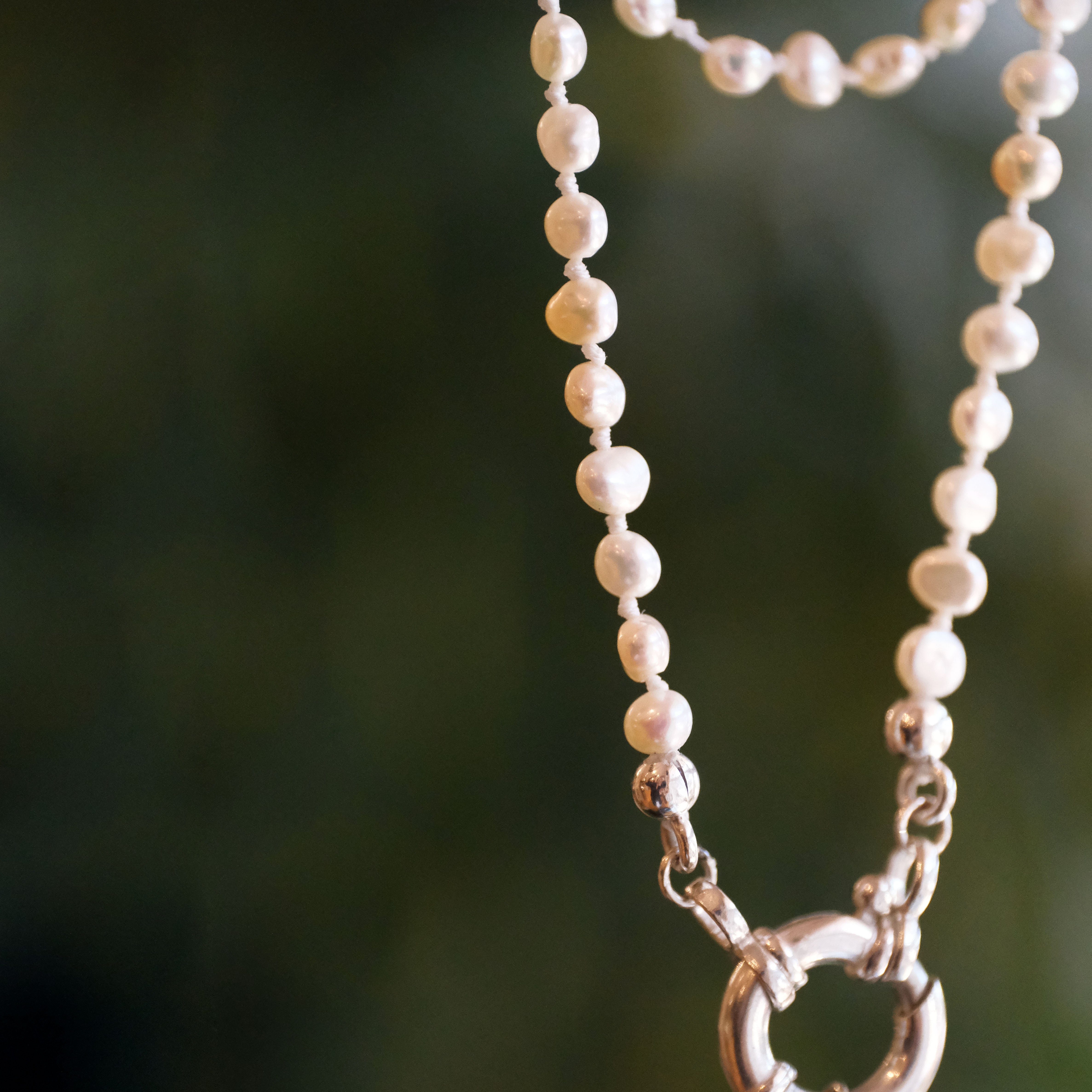 Big Ass Baroque Pearl Charm Keeper Necklace - One of a Kind