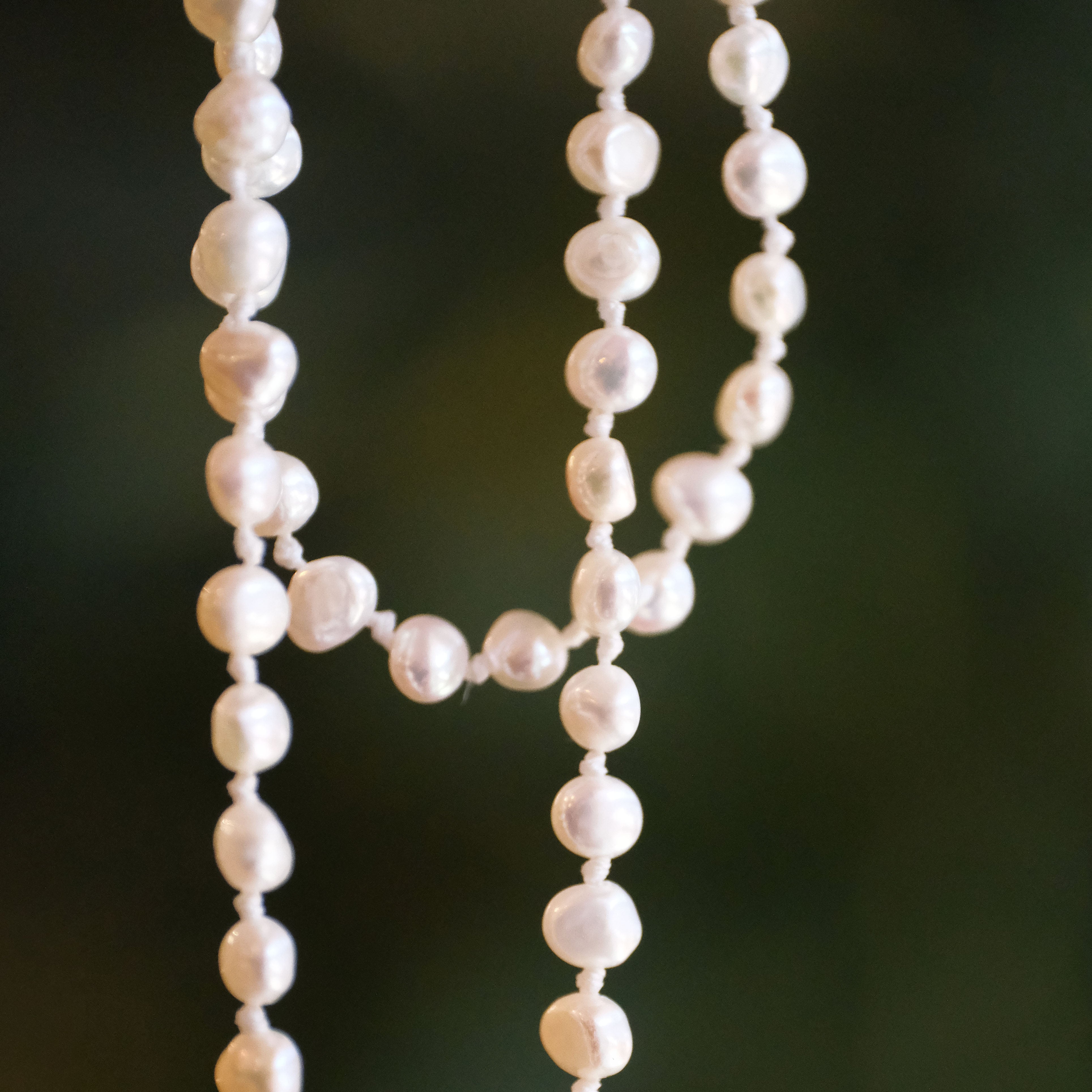 Big Ass Baroque Pearl Charm Keeper Necklace - One of a Kind