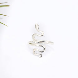 Sterling Snake Wrap Ring