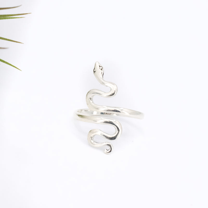 Sterling Snake Wrap Ring