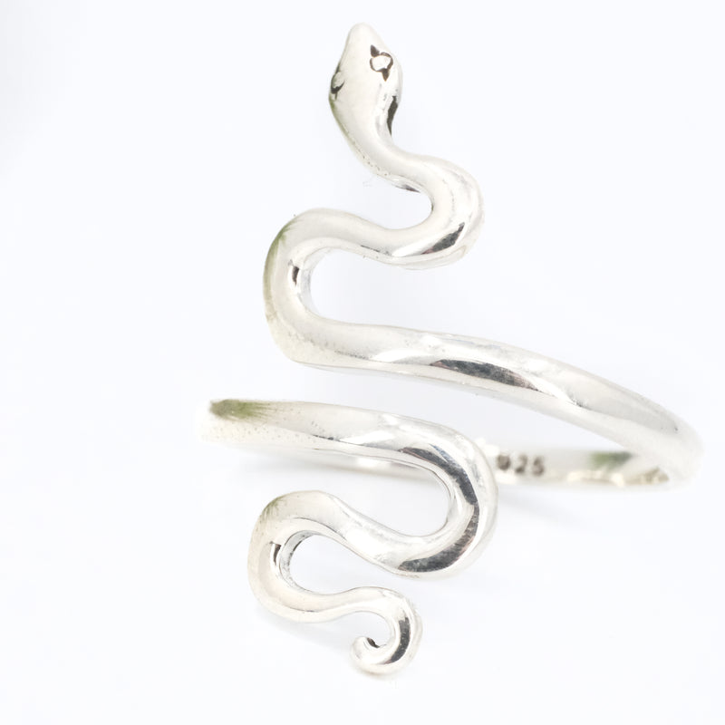Sterling Snake Wrap Ring