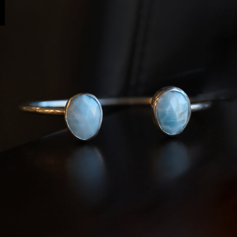Larimar Duo Cuff - One of a Kind