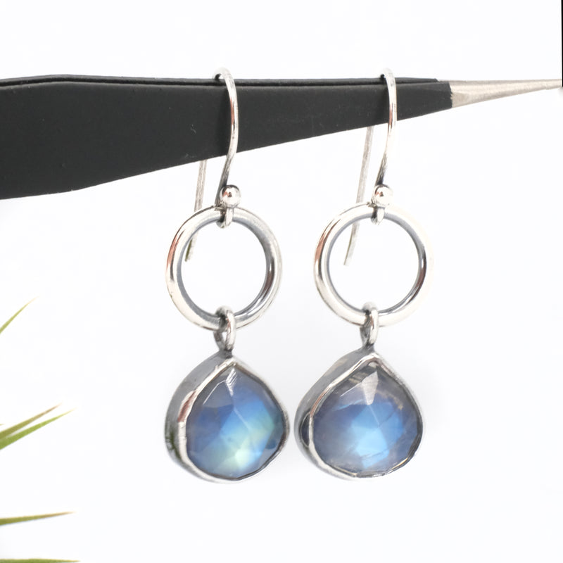 Drops of Neptune Moonstone Earrings