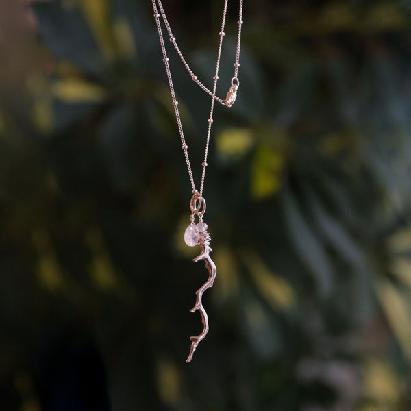 Omni Garnet + Sterling Earrings