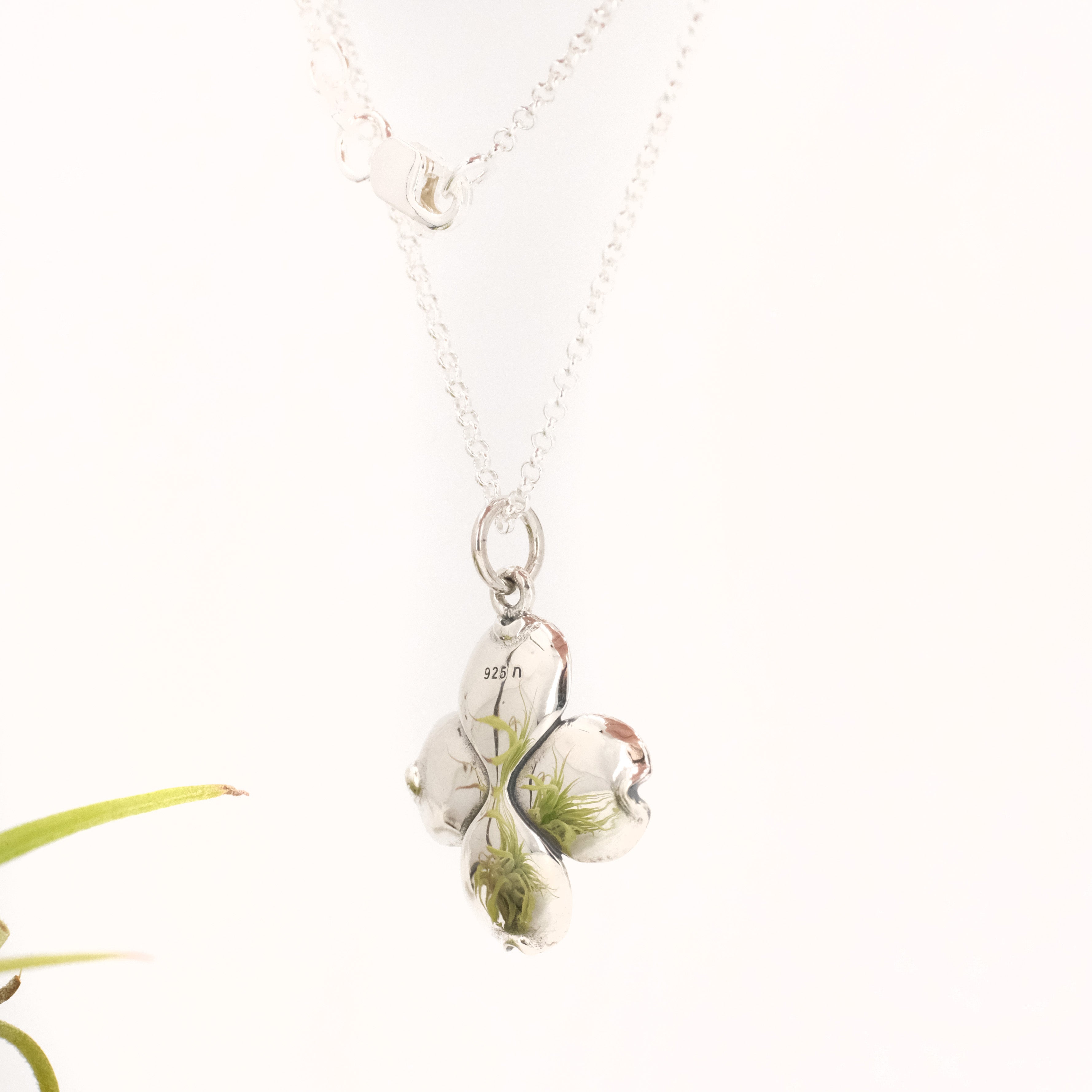 Sterling Dogwood Blossom Necklace