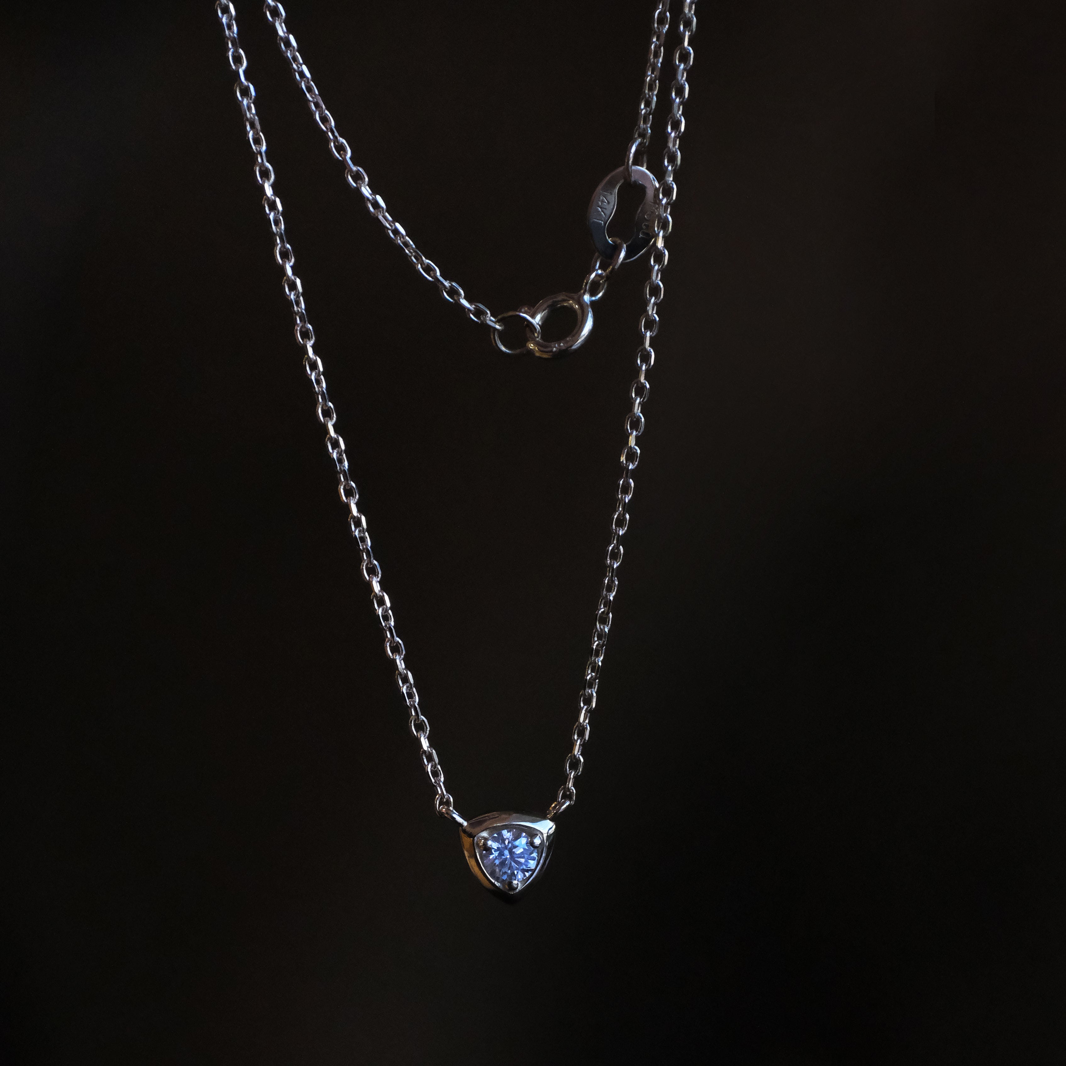 14k + Diamond Mini Protector Necklace