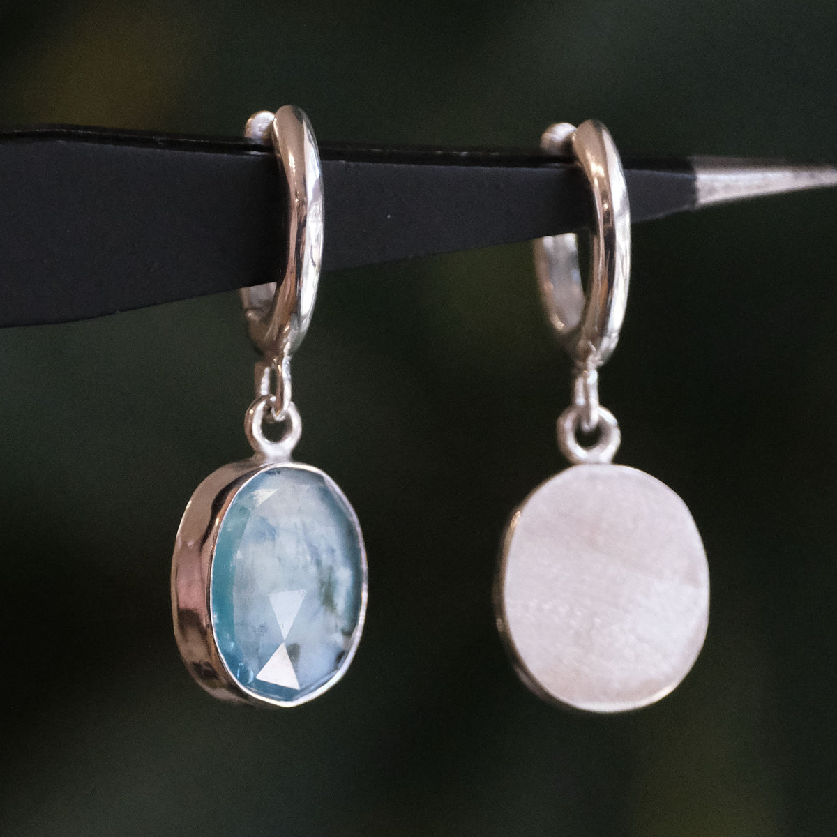 Kyanite + Sterling Dockside Huggers - One of a Kind