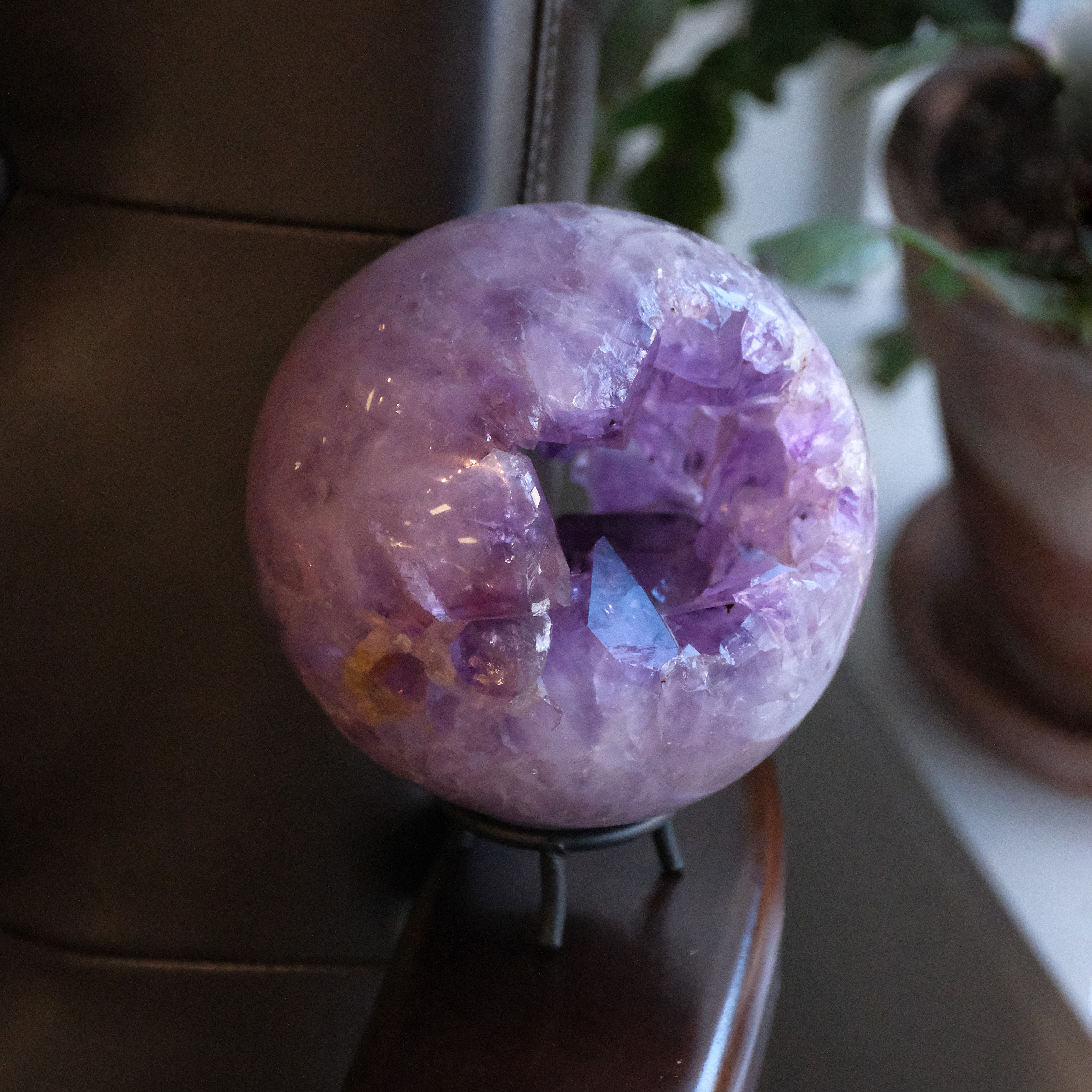 Giant Brazilian Amethyst Sphere