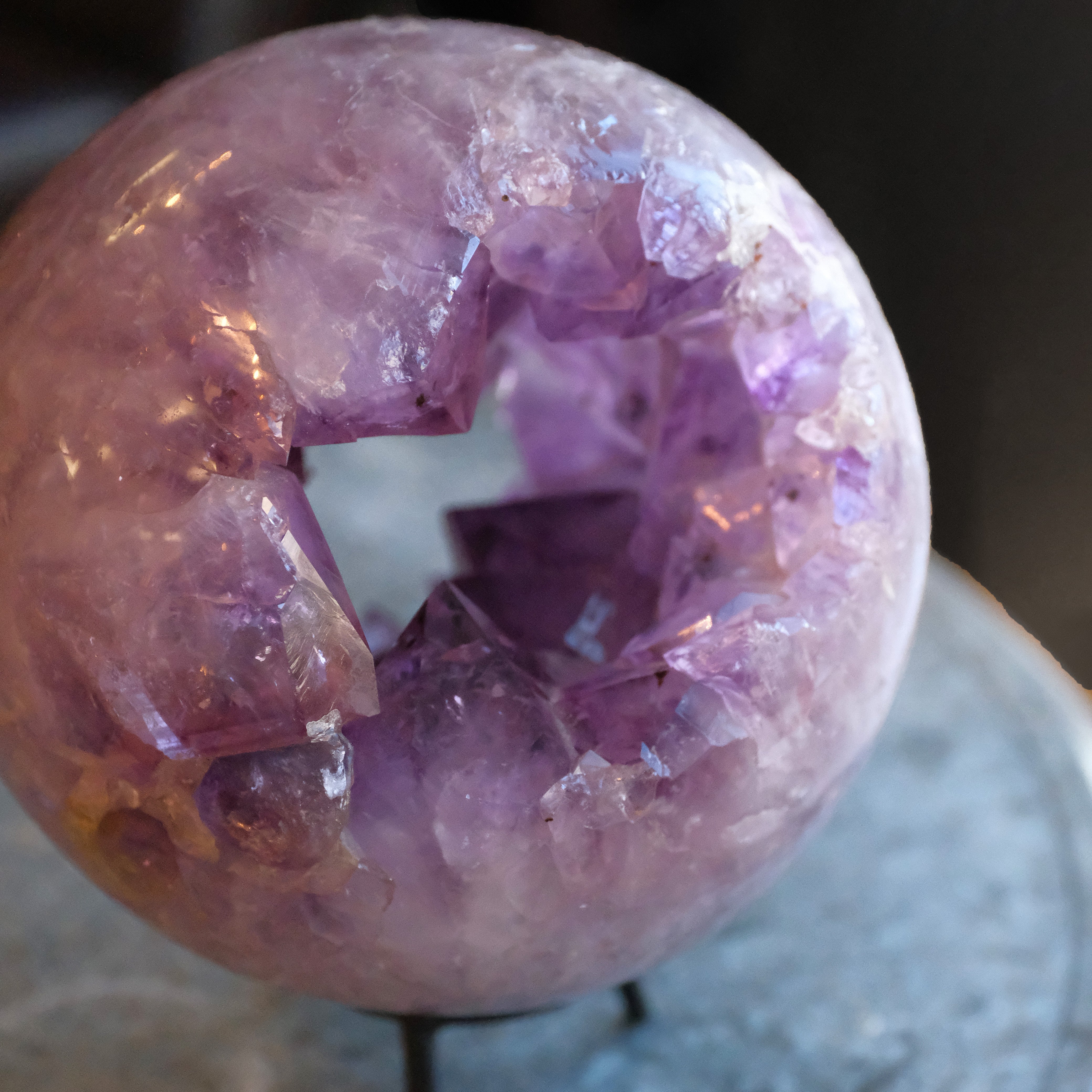 Giant Brazilian Amethyst Sphere