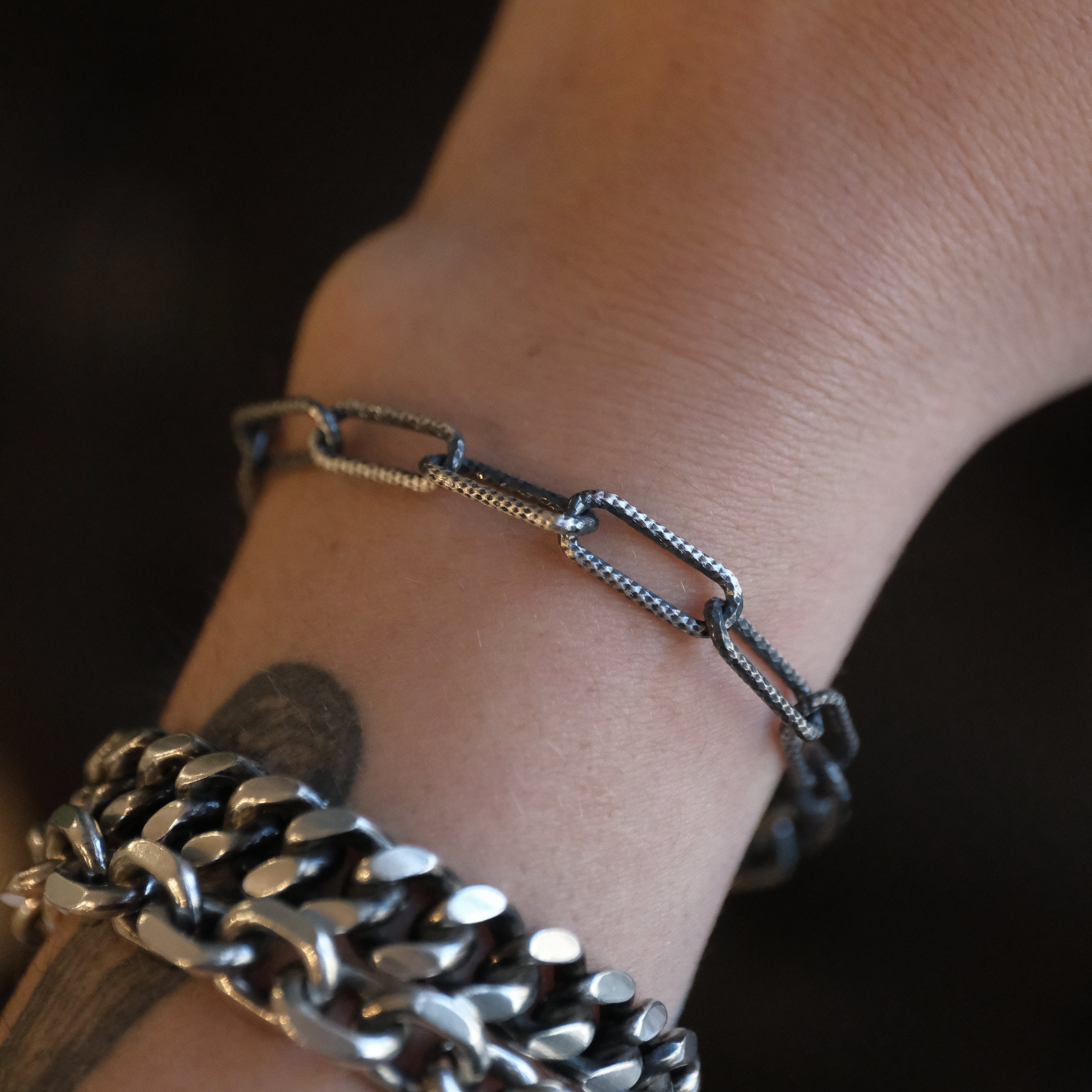 Sterling Atacama Chain Bracelet